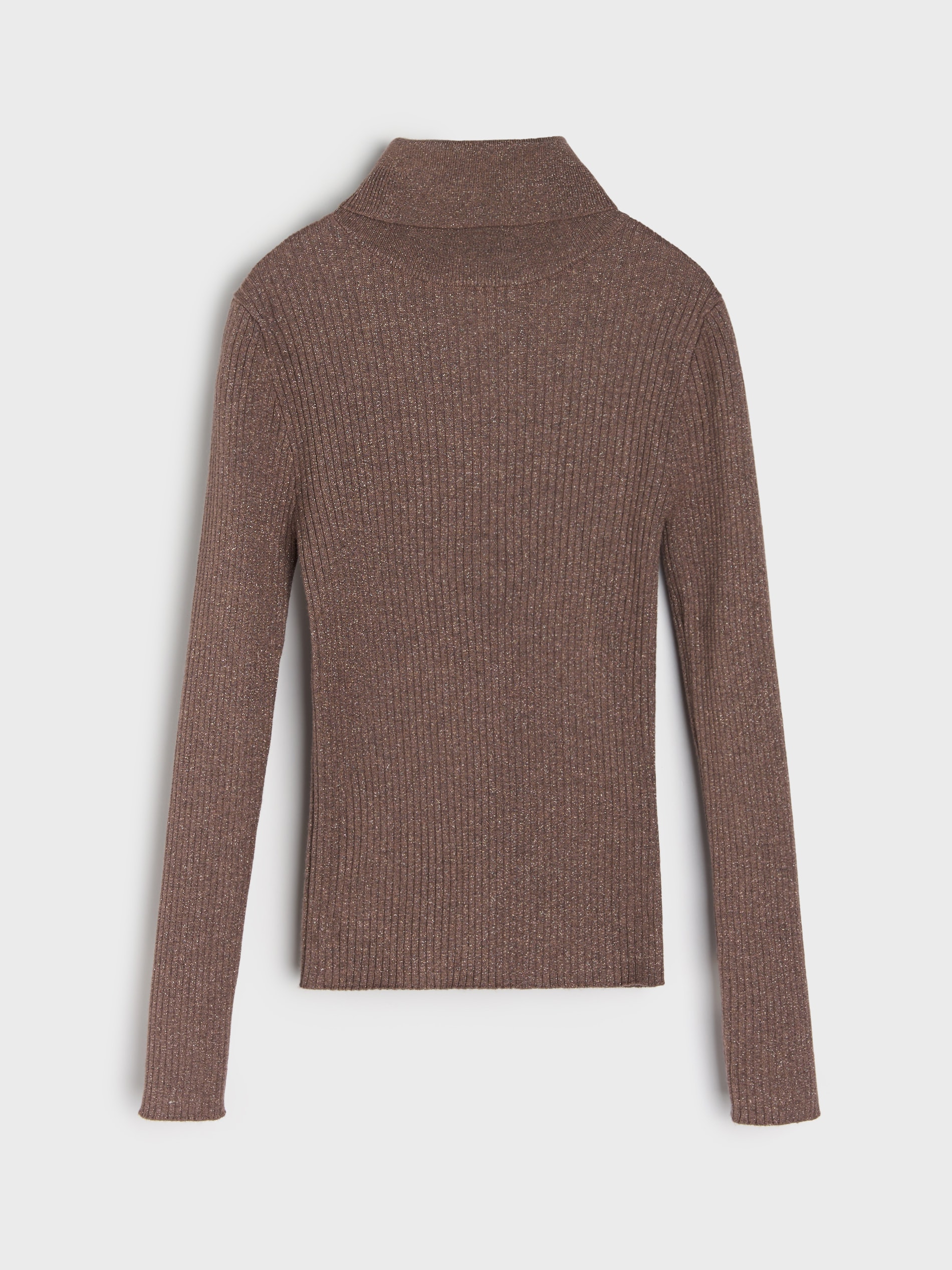 Sinsay - Πλεκτό με ριμπ ύφανση - σκουρο καφε φωτογραφία