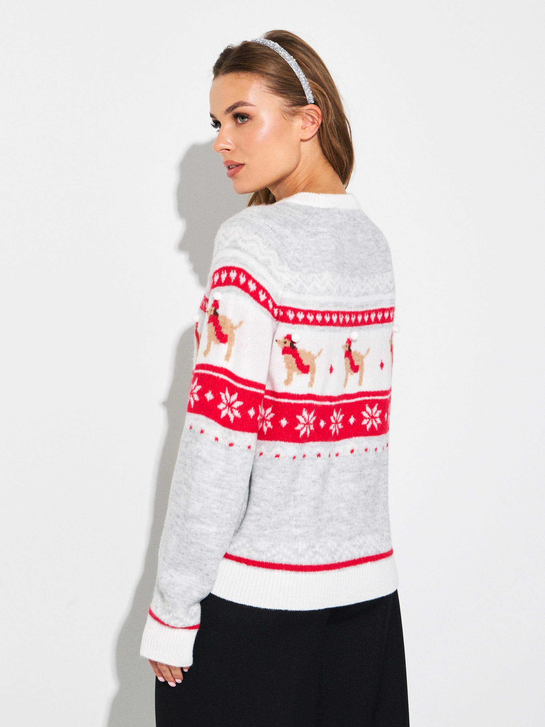 Sinsay - Πουλόβερ με χριστουγεννιάτικο θέμα - πολυχρωμο φωτογραφία