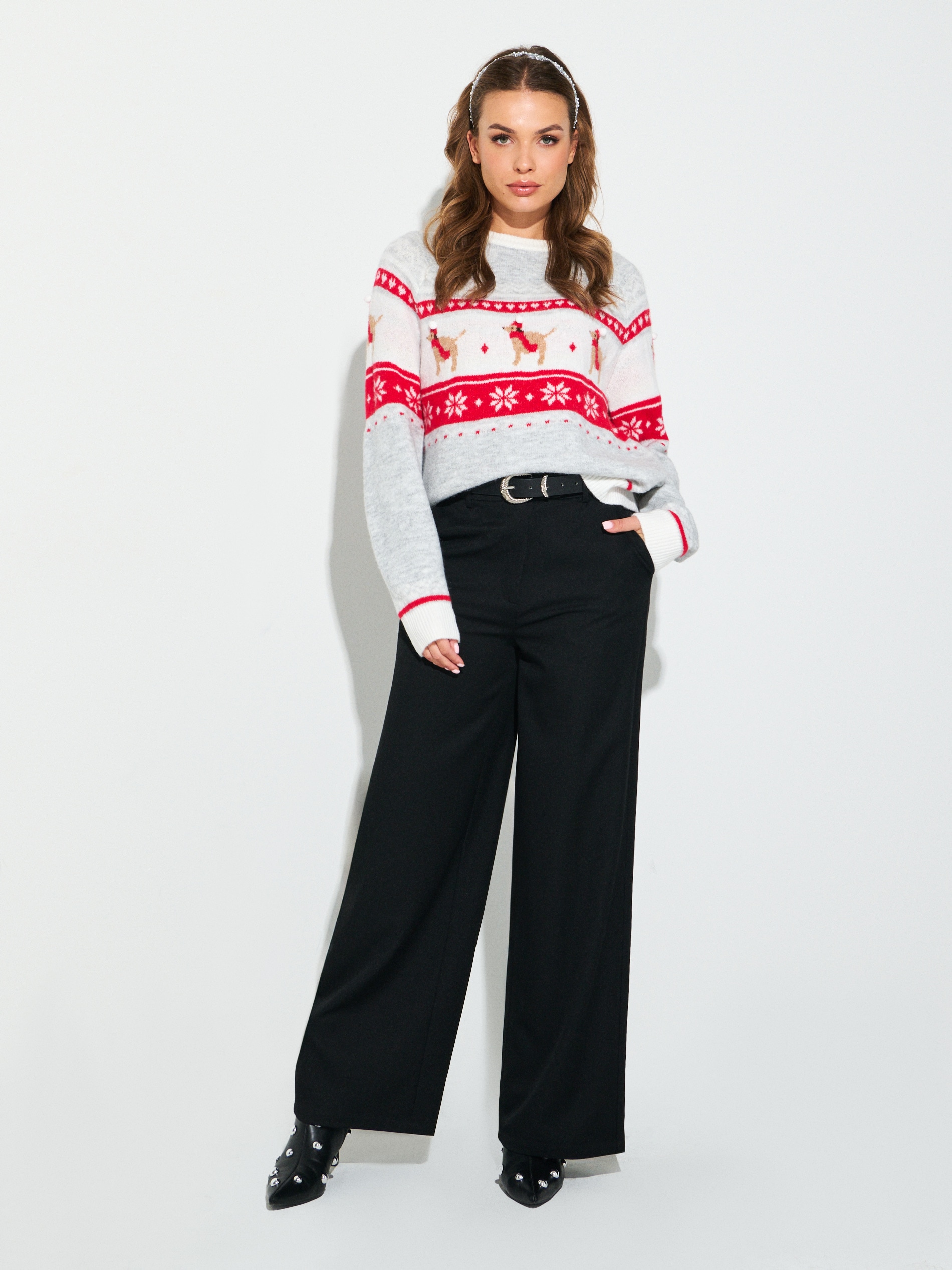 Sinsay - Πουλόβερ με χριστουγεννιάτικο θέμα - πολυχρωμο φωτογραφία