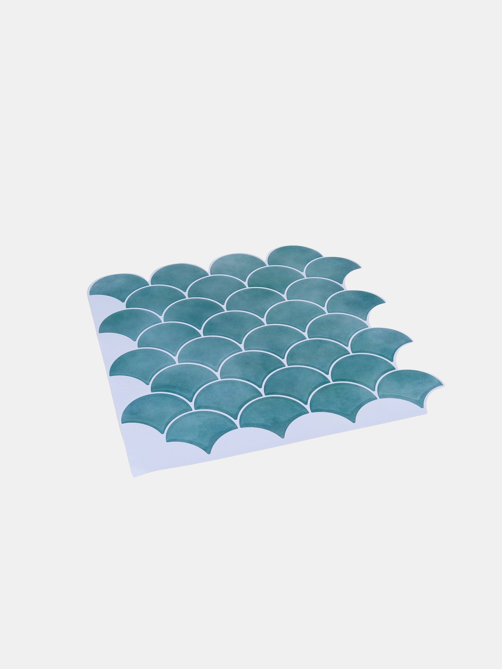 Sinsay - Αυτοκόλλητα πλακάκια, σετ 4 τεμαχίων - καφετι πρασινο φωτογραφία