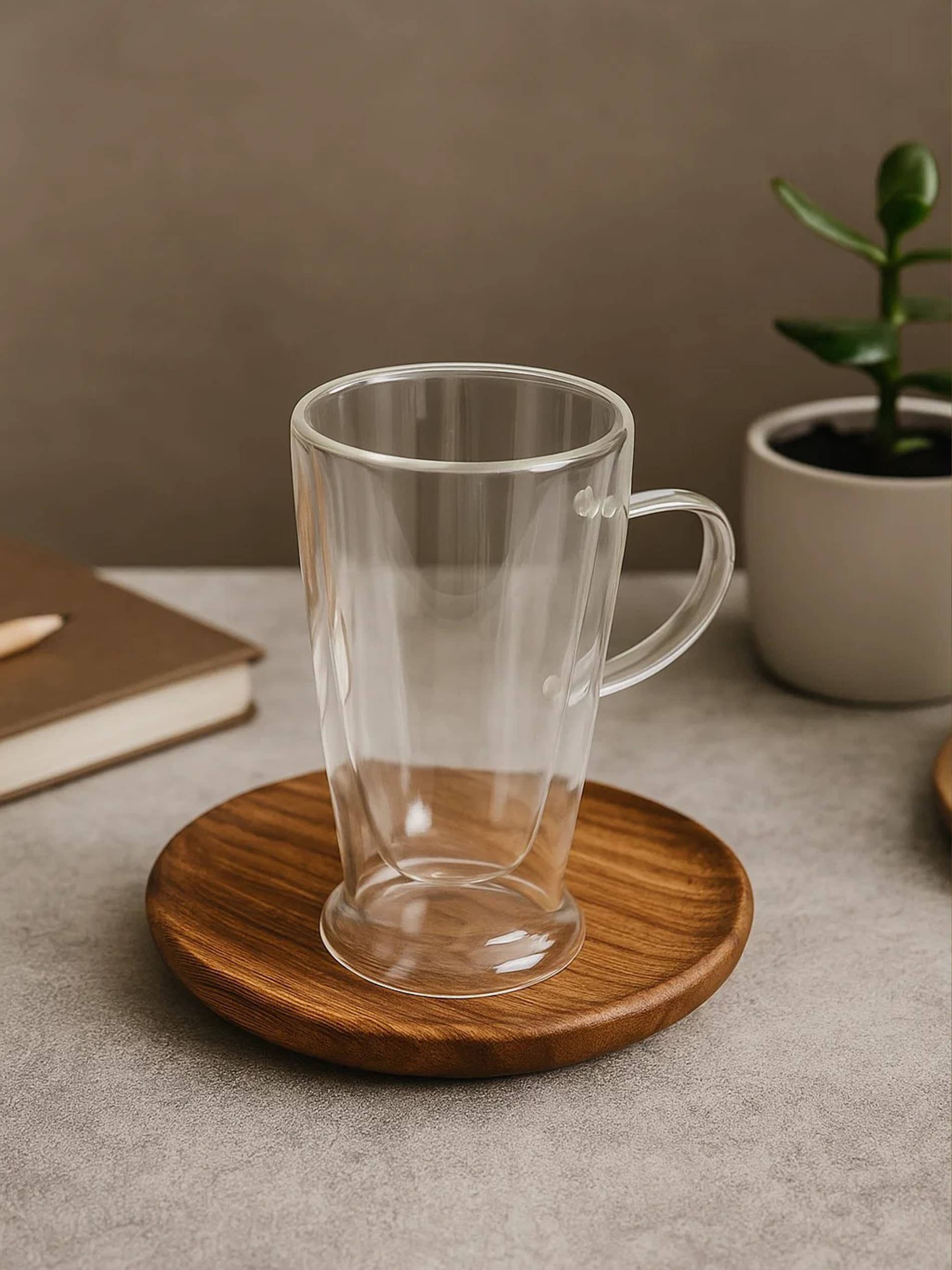 Sinsay - Γυάλινη κούπα με χερούλι - clear φωτογραφία