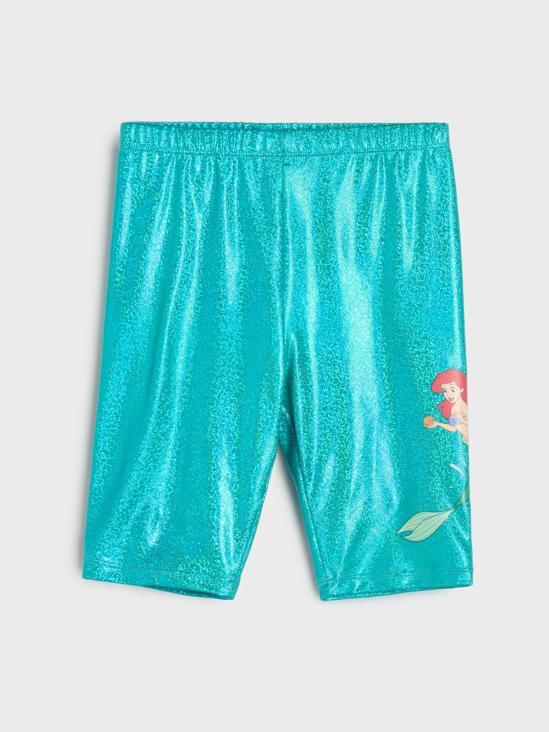 Sinsay - Krótkie legginsy Disney Princess - niebieski