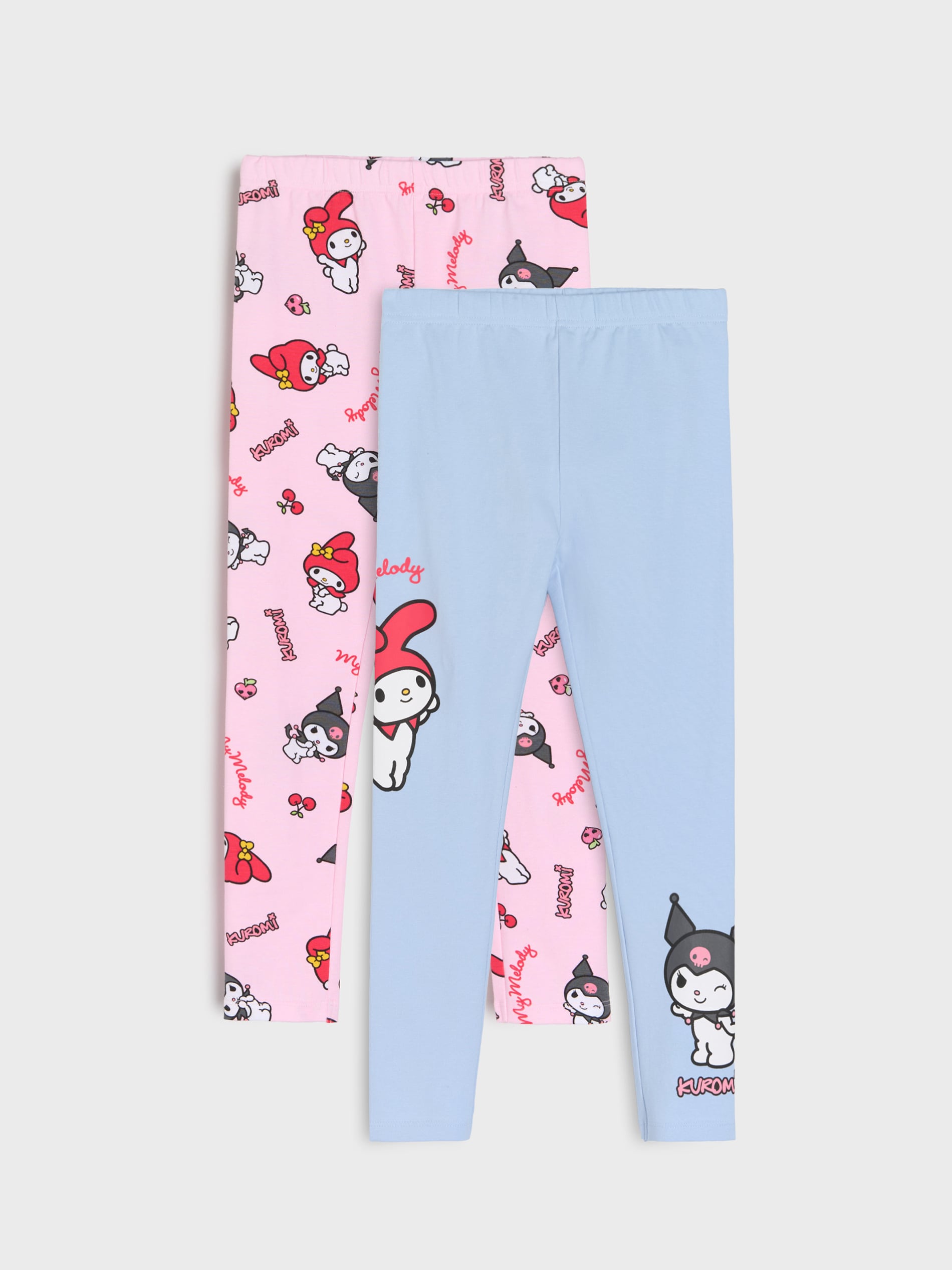 Sinsay - Legginsy 2 pack Kuromi - fioletowy