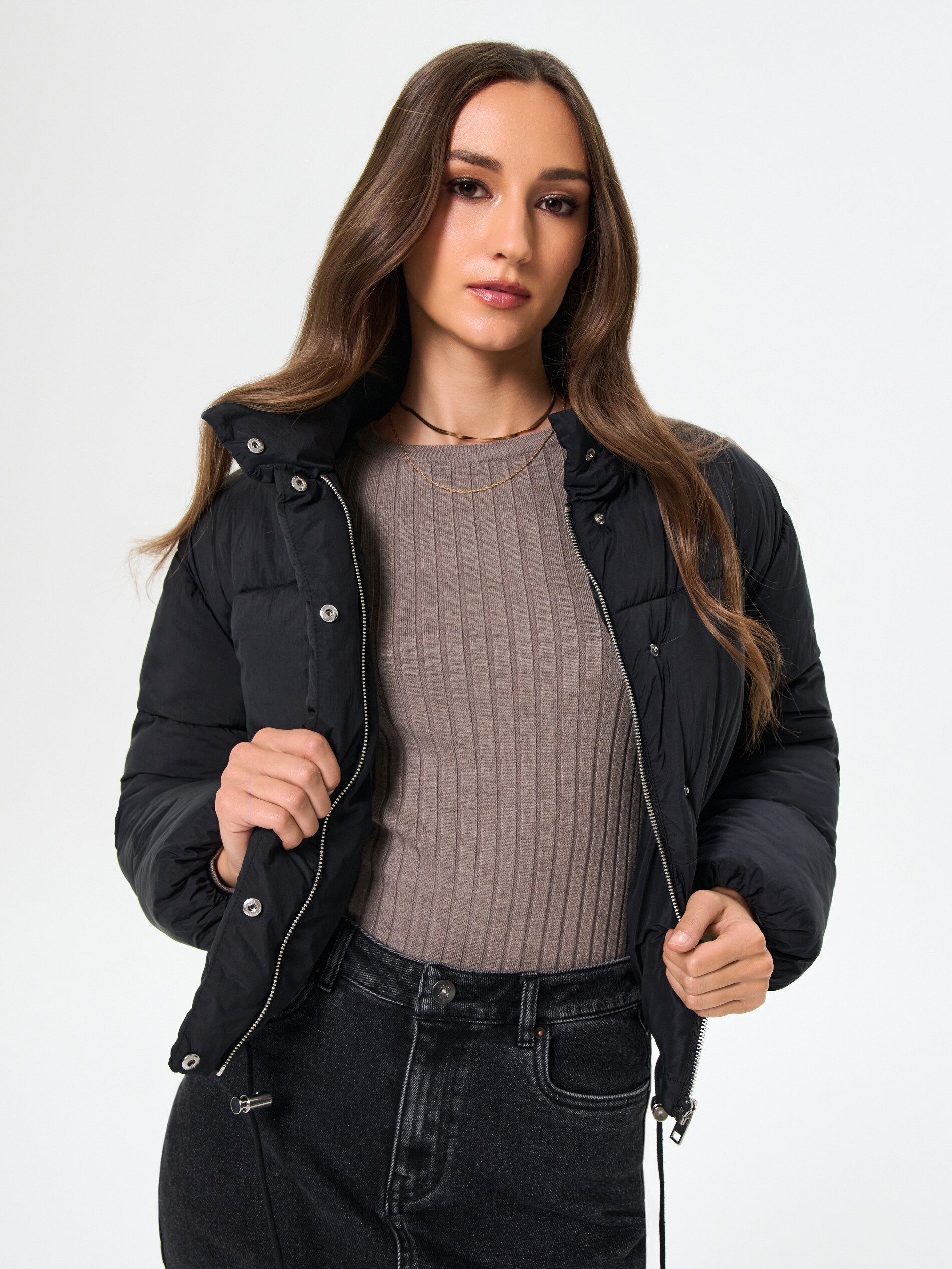 Sinsay - Πουλόβερ - καφε τζιν φωτογραφία