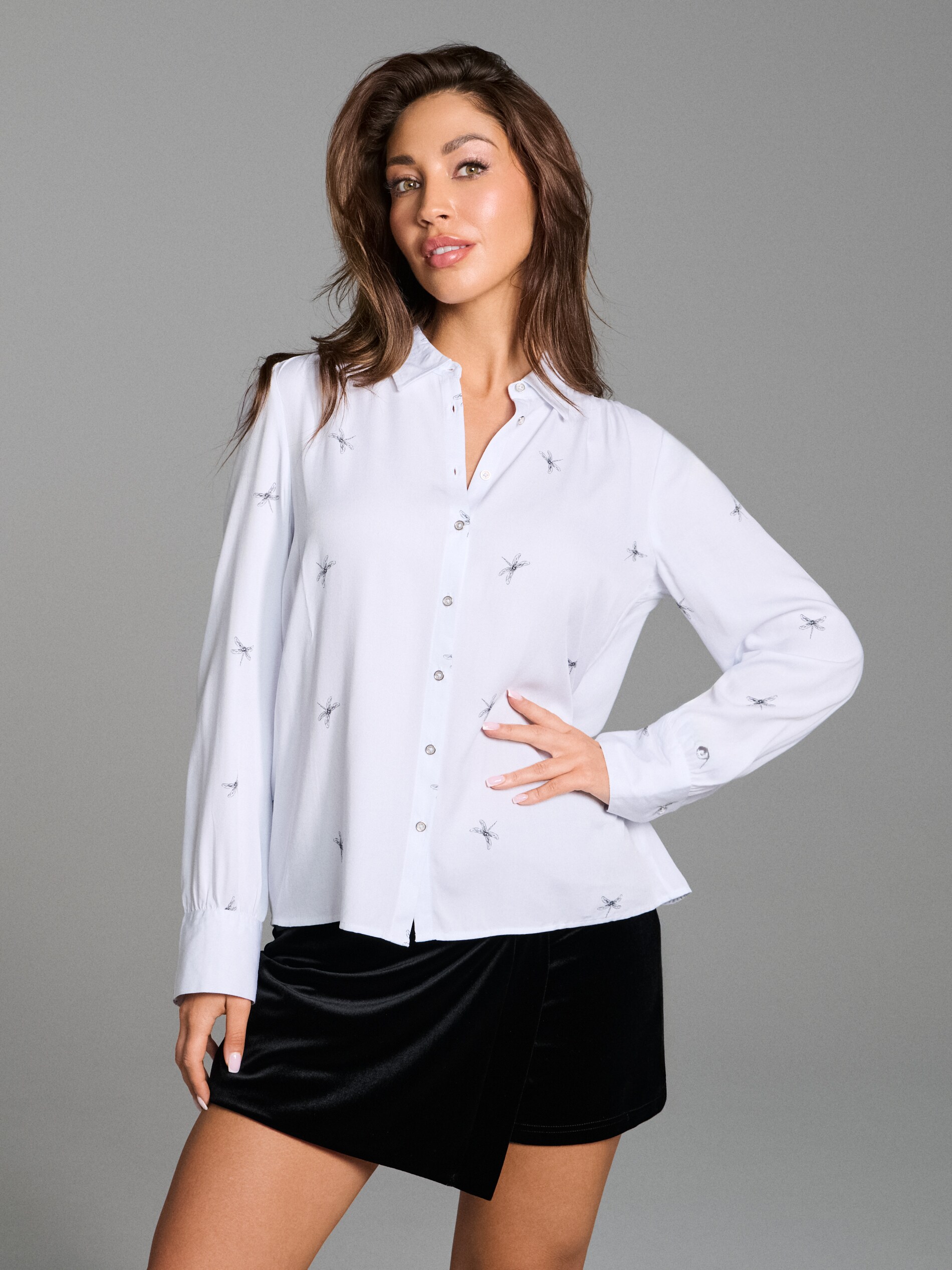 Sinsay - Εμπριμέ πουκάμισο - πολυχρωμο φωτογραφία