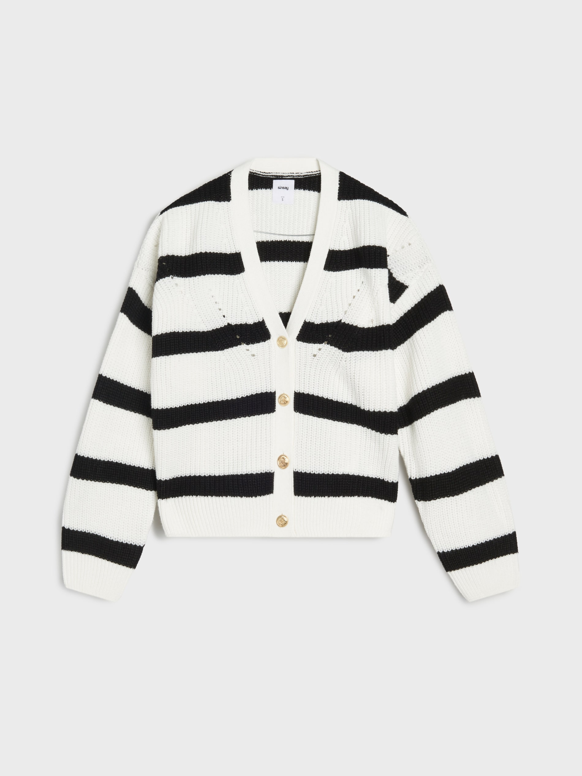 Sinsay - Kardigan z ozdobnymi guzikami - wielobarwny