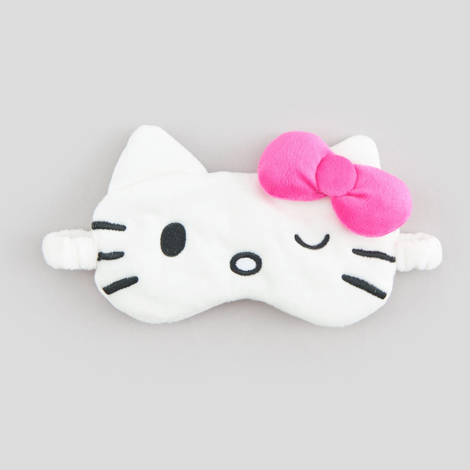 E-shop Sinsay - Maska na spanie Hello Kitty - Biela