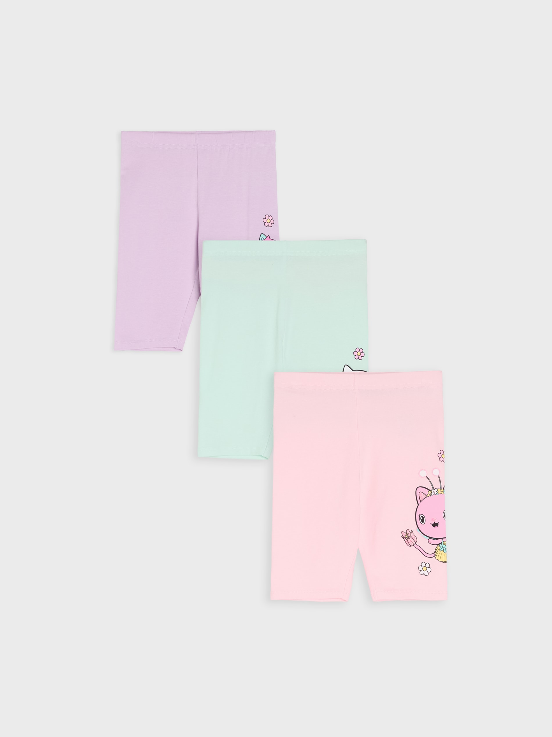 Sinsay - Kolarki z nadrukiem 3 pack Gabby's Dollhouse - wielobarwny