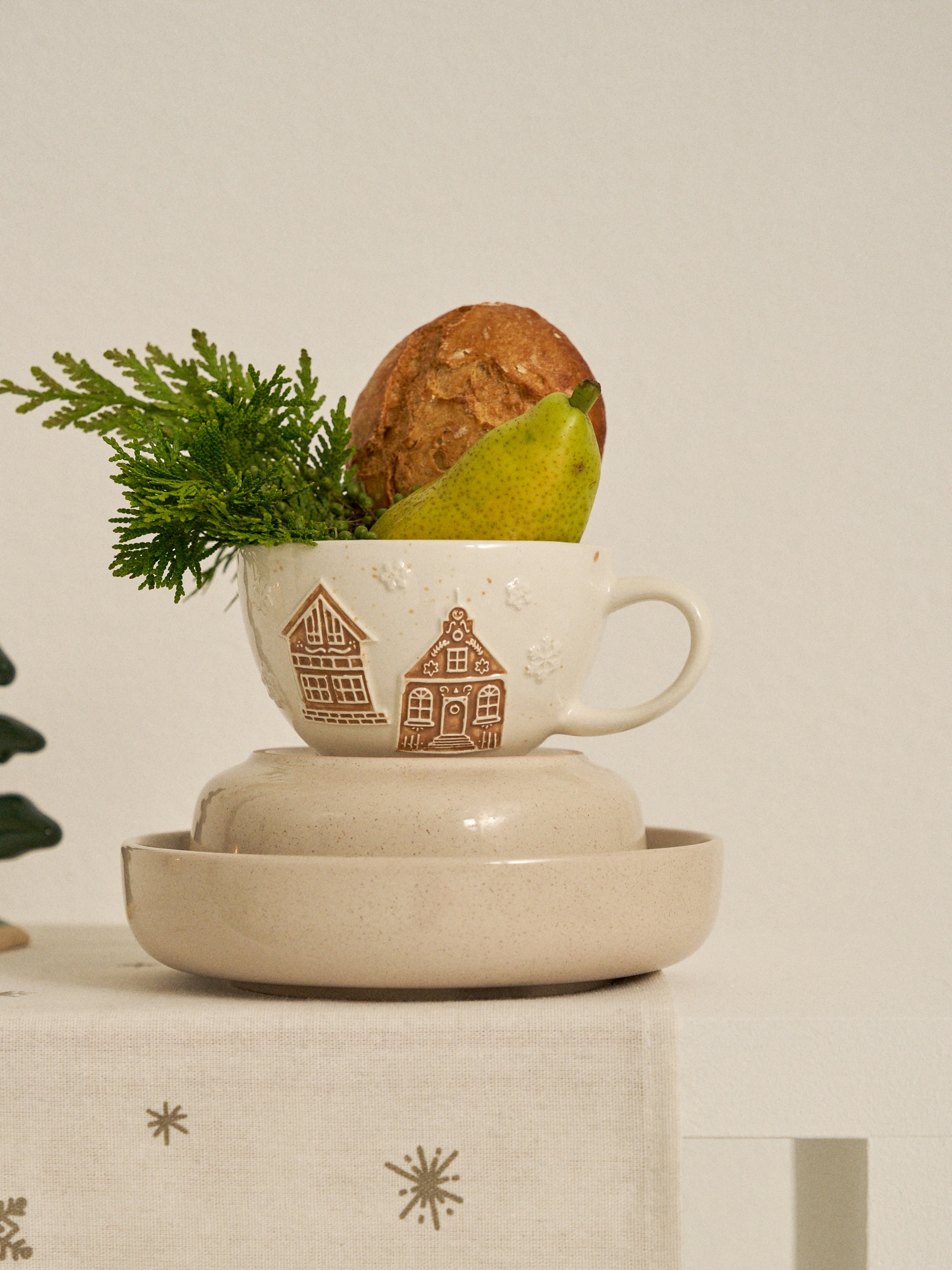 Sinsay - Κούπα με γιορτινό θέμα - λευκο φωτογραφία