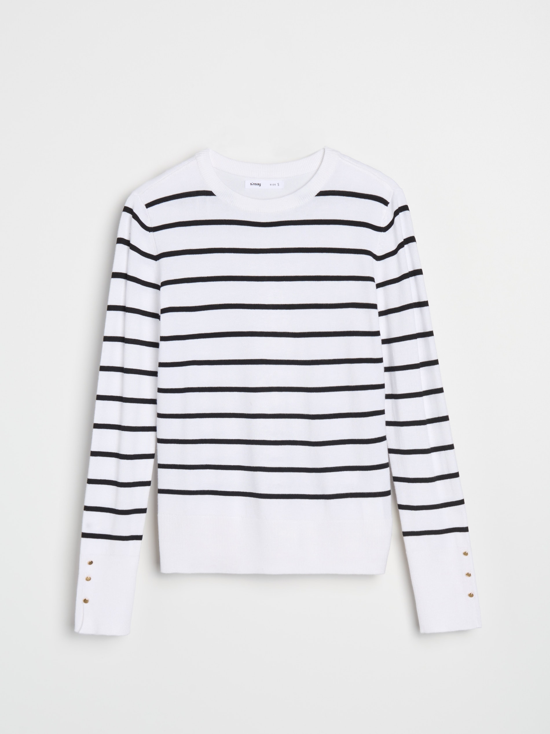 Sinsay - Sweter z ozdobnymi guzikami - wielobarwny