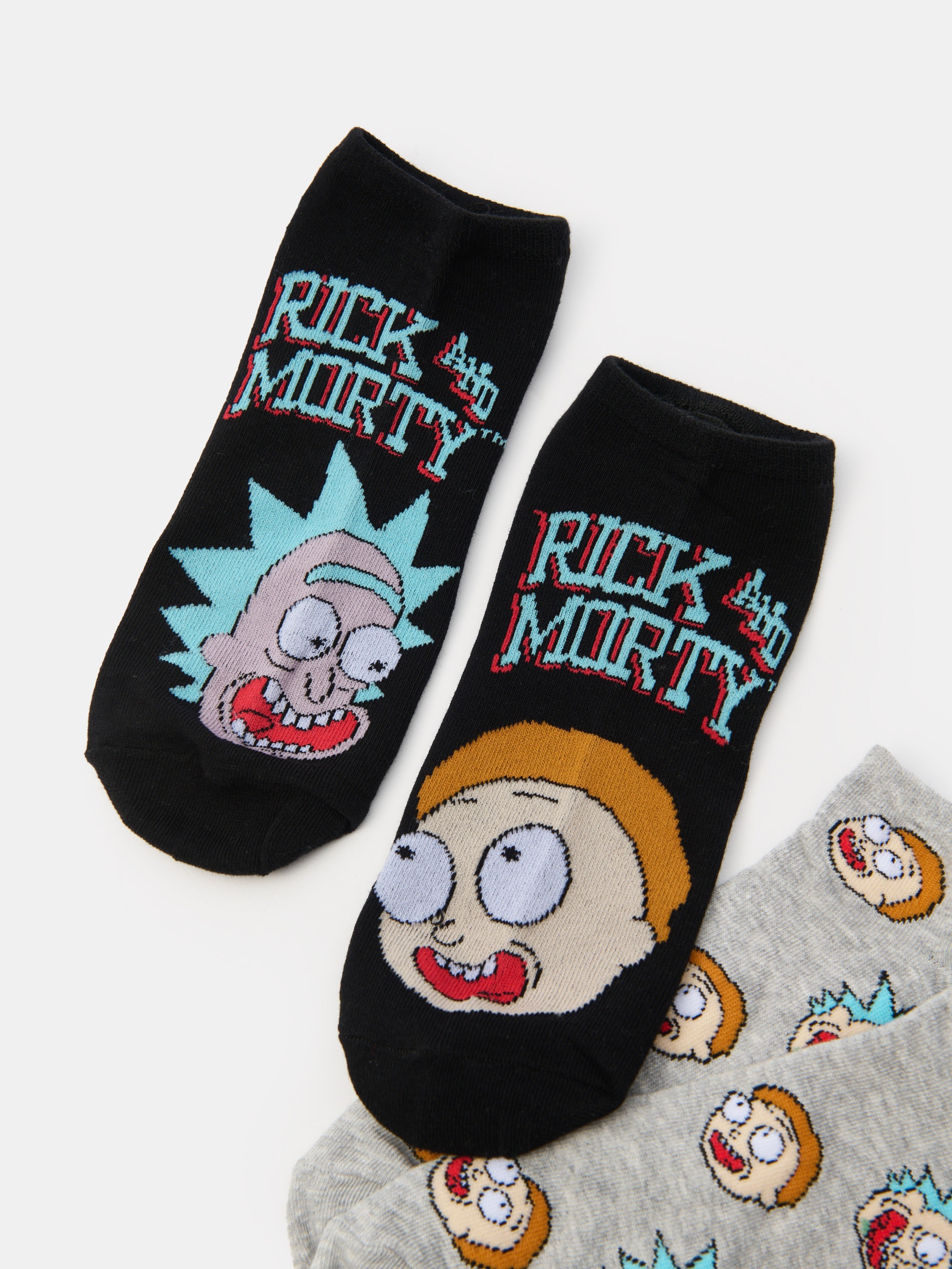 Sinsay - Skarpetki 2 pack Rick & Morty - wielobarwny