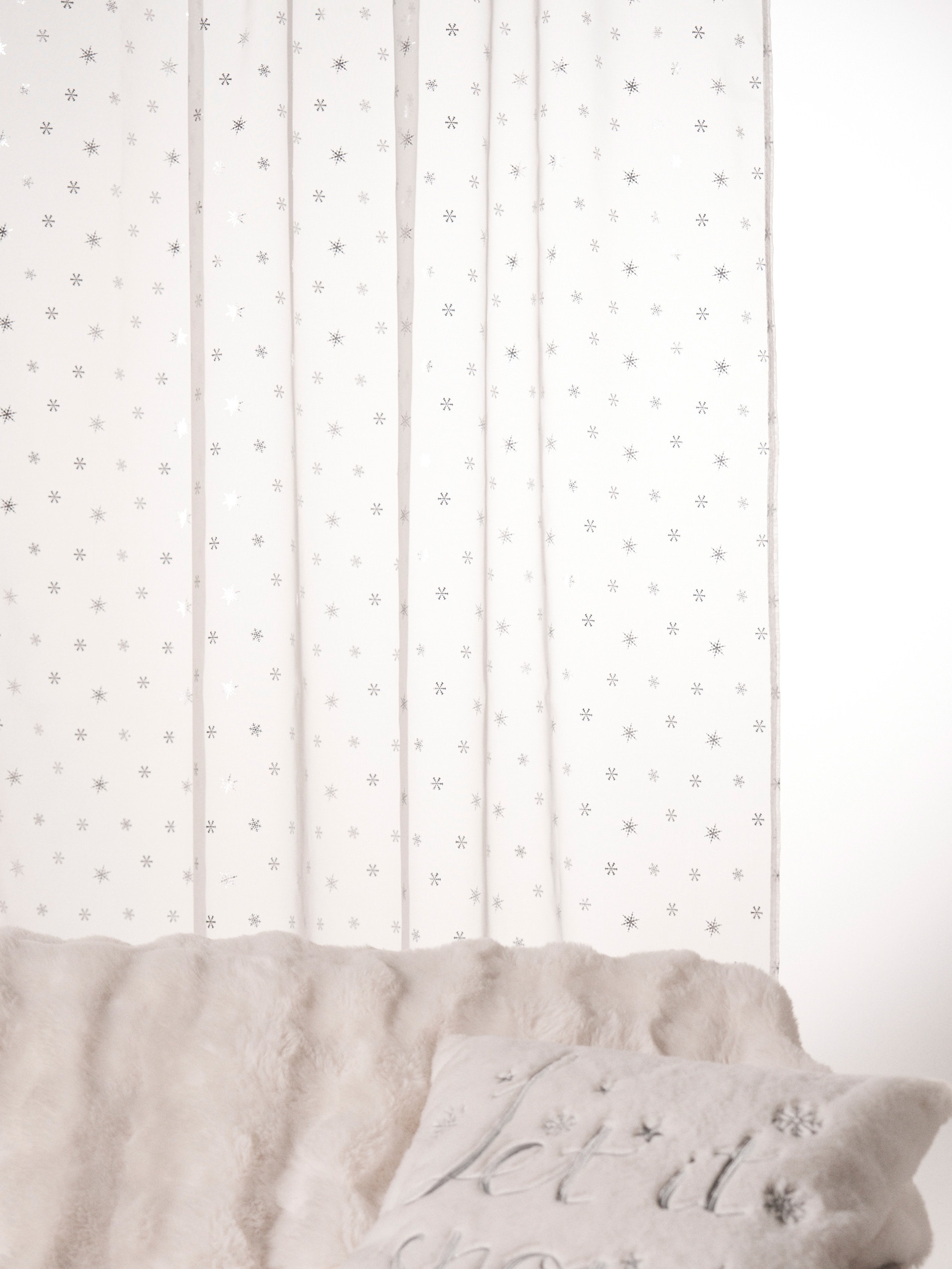 Sinsay - Κουρτίνα με ταινία - ασημι φωτογραφία