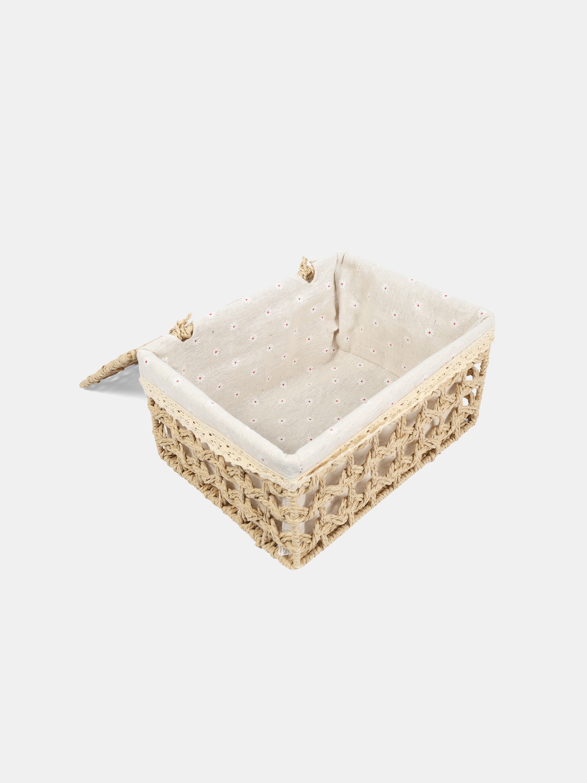 Sinsay - Πλεκτό καλάθι αποθήκευσης - μπεζ φωτογραφία
