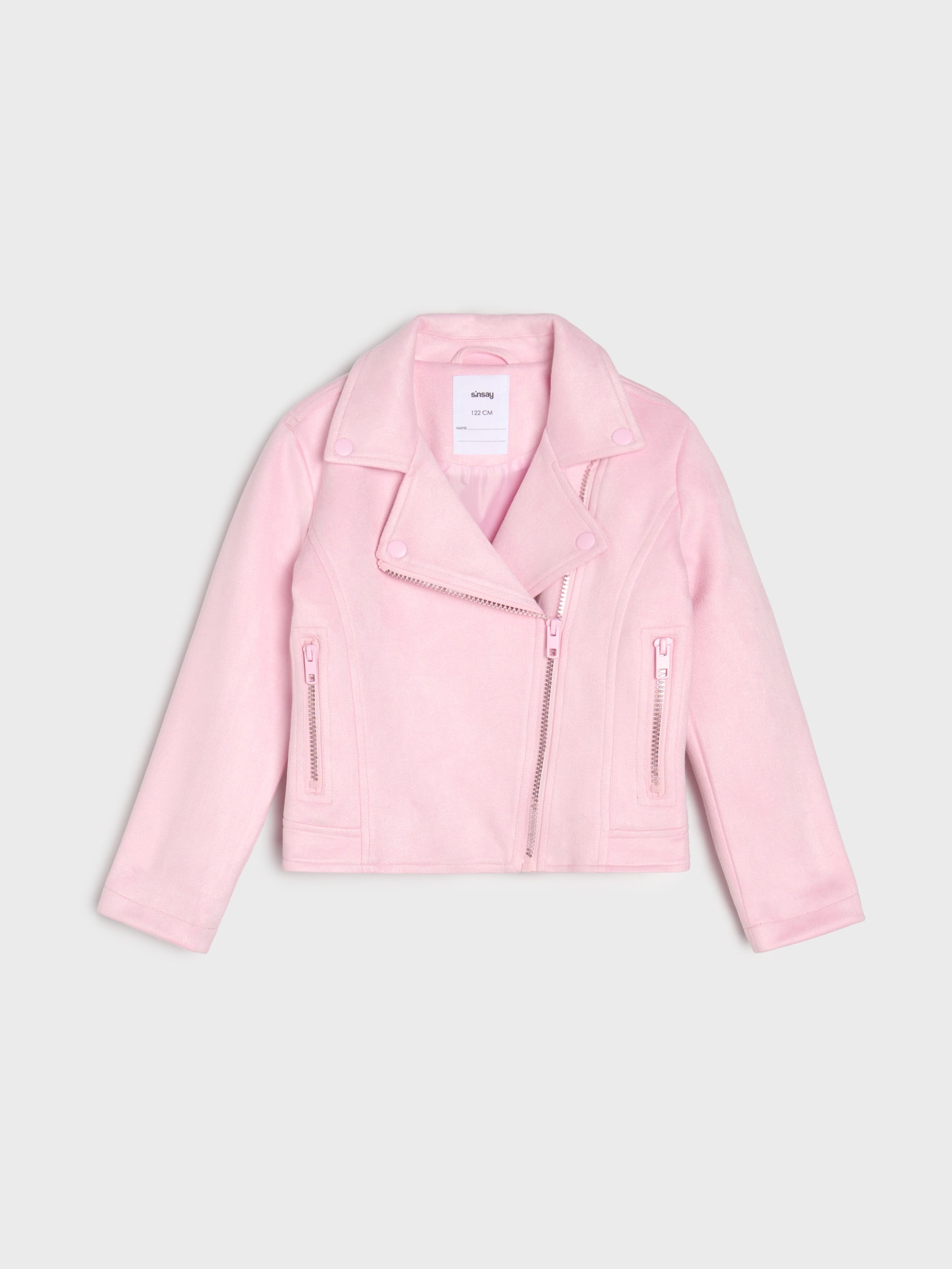 Sinsay - Kurtka ramoneska - różowy