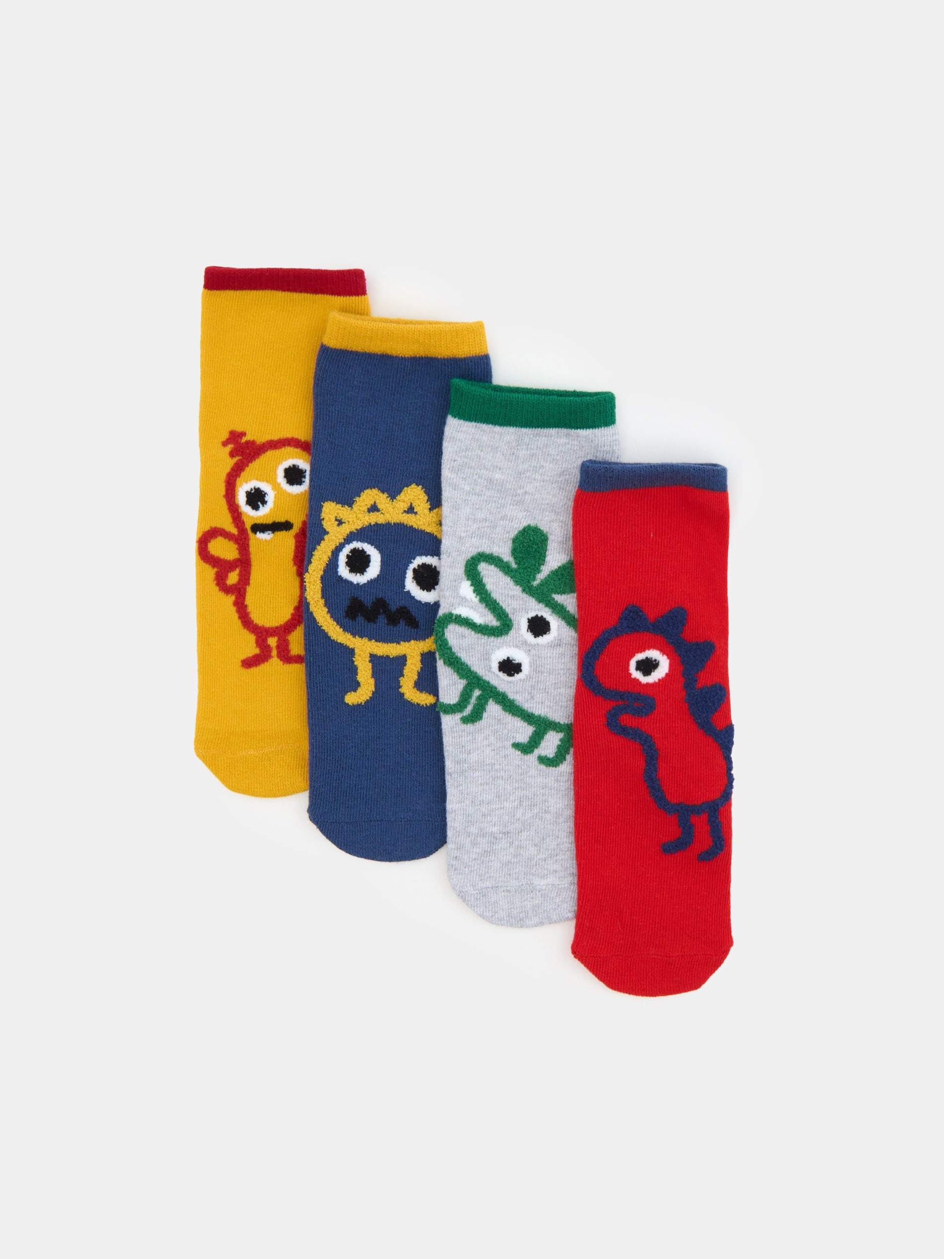 Sinsay - Skarpetki 4 pack - wielobarwny