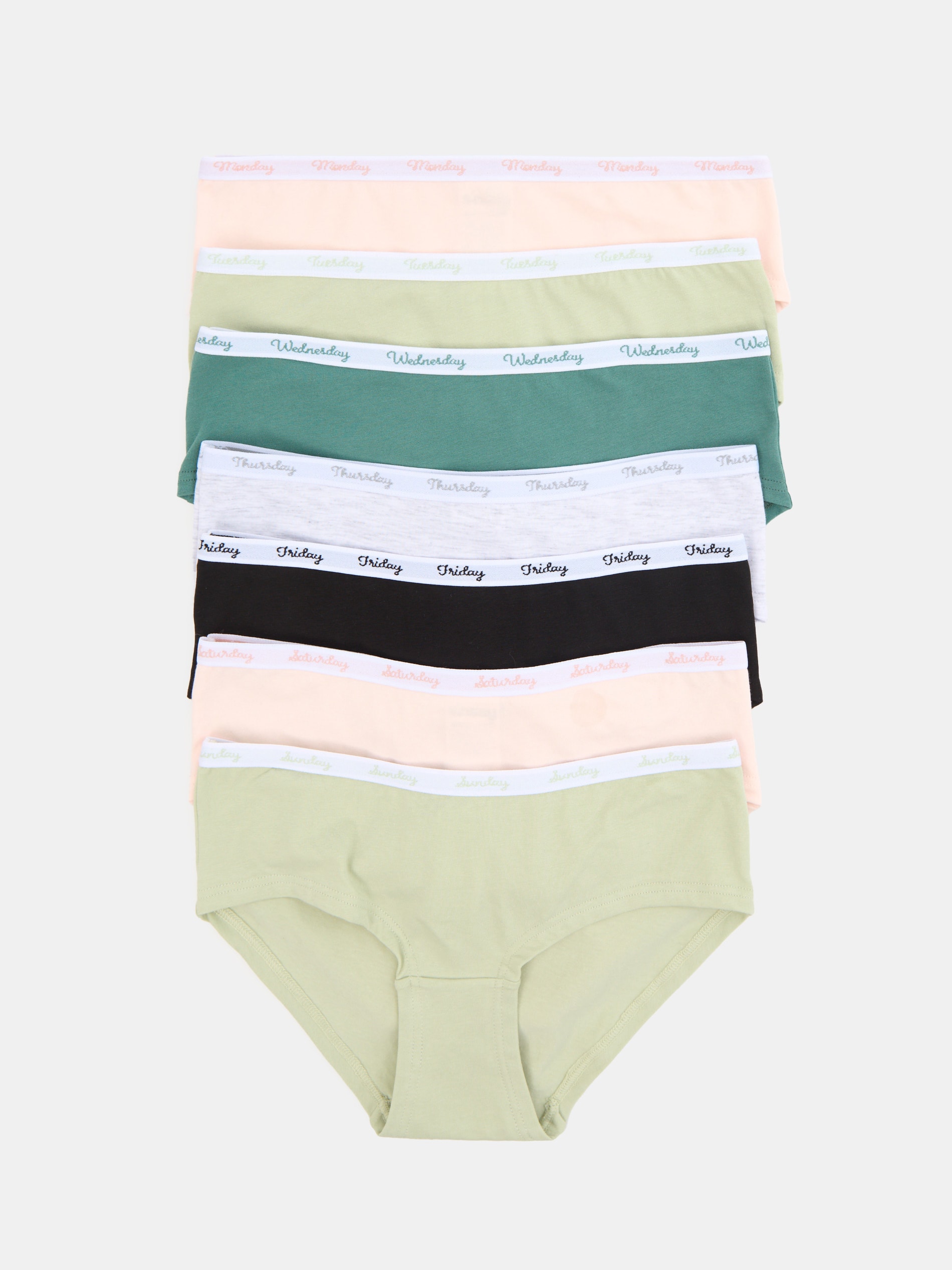 Sinsay - Majtki hipster 7 pack - wielobarwny