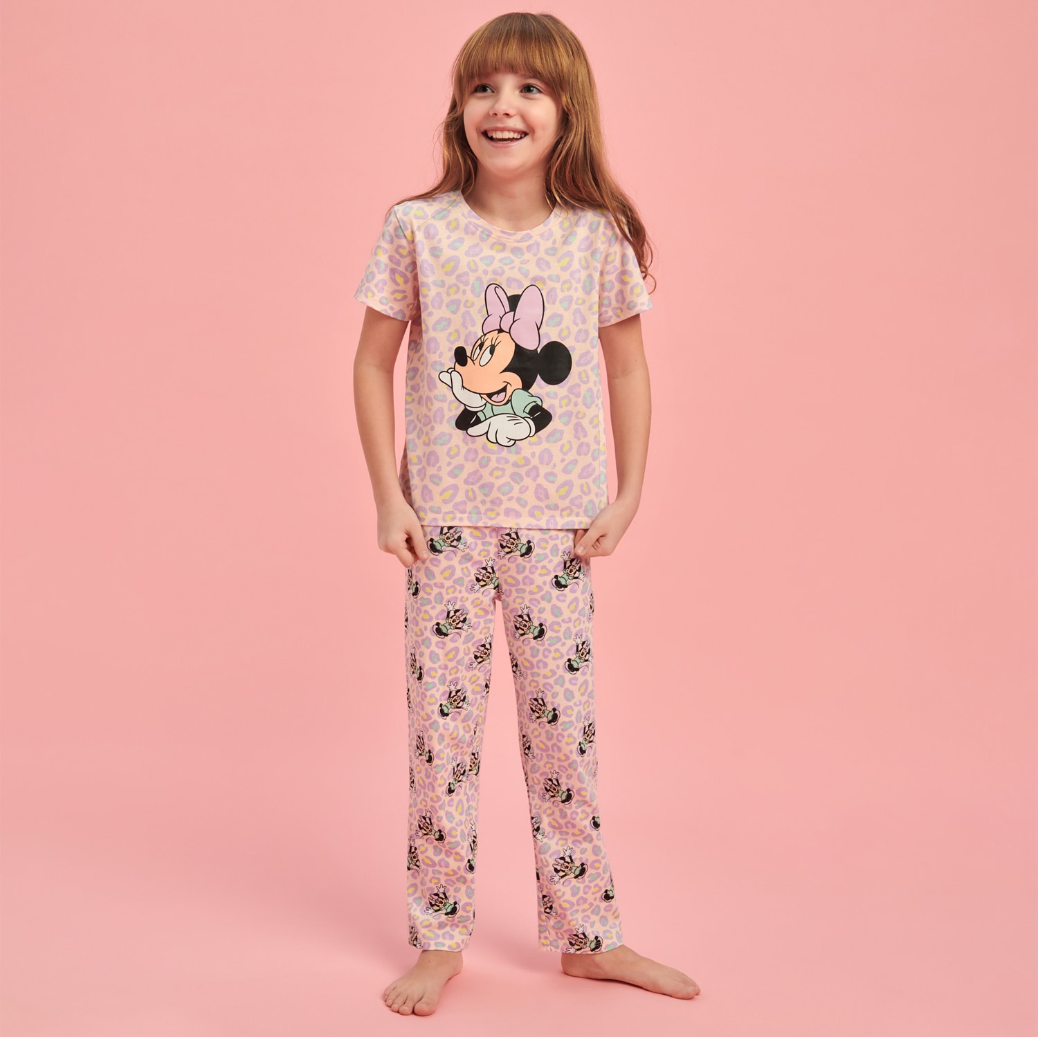 E-shop Sinsay - Pyžamo Minnie Mouse - Krémová