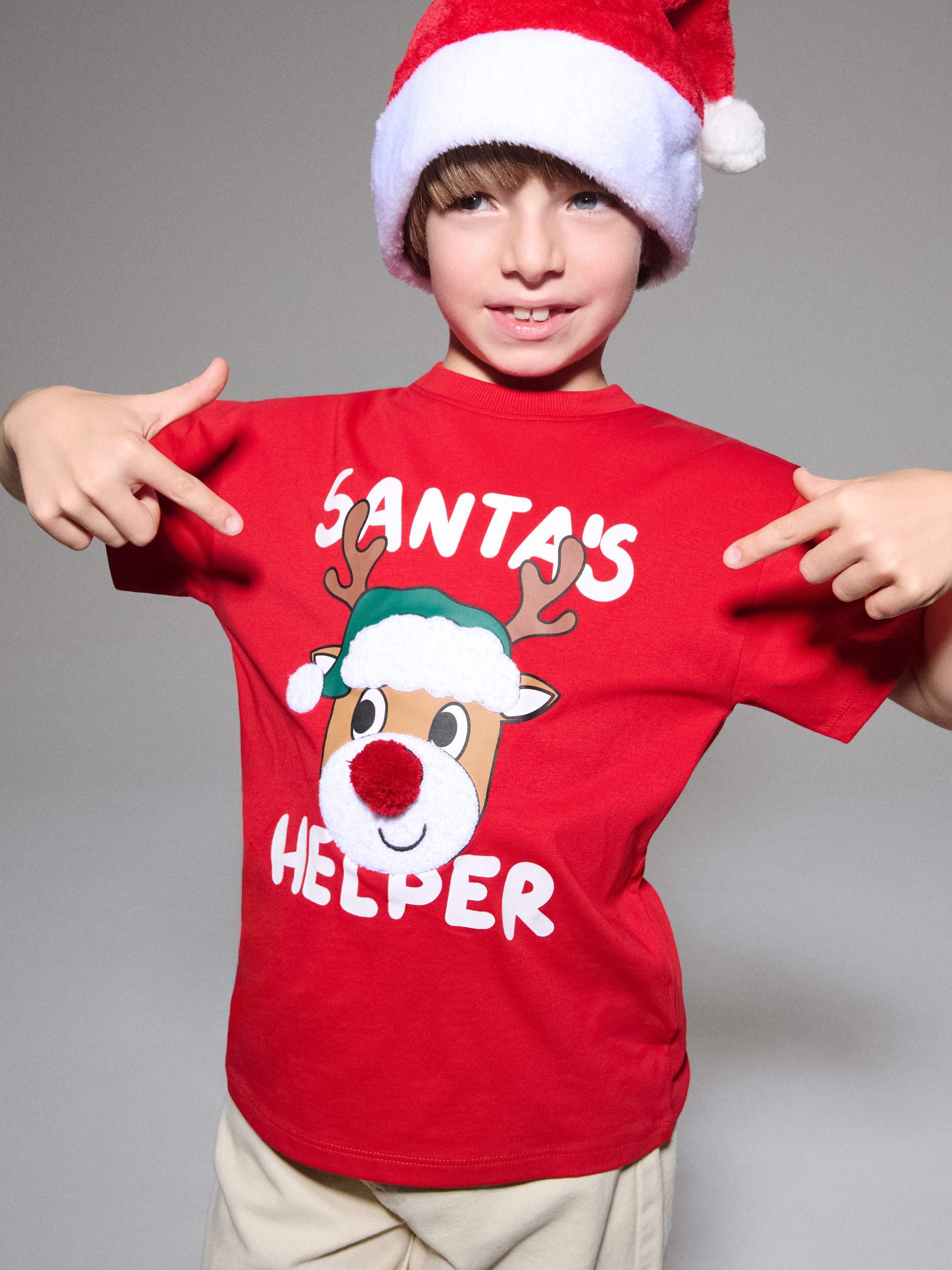 Sinsay - Koszulka z aplikacją 3D - czerwony