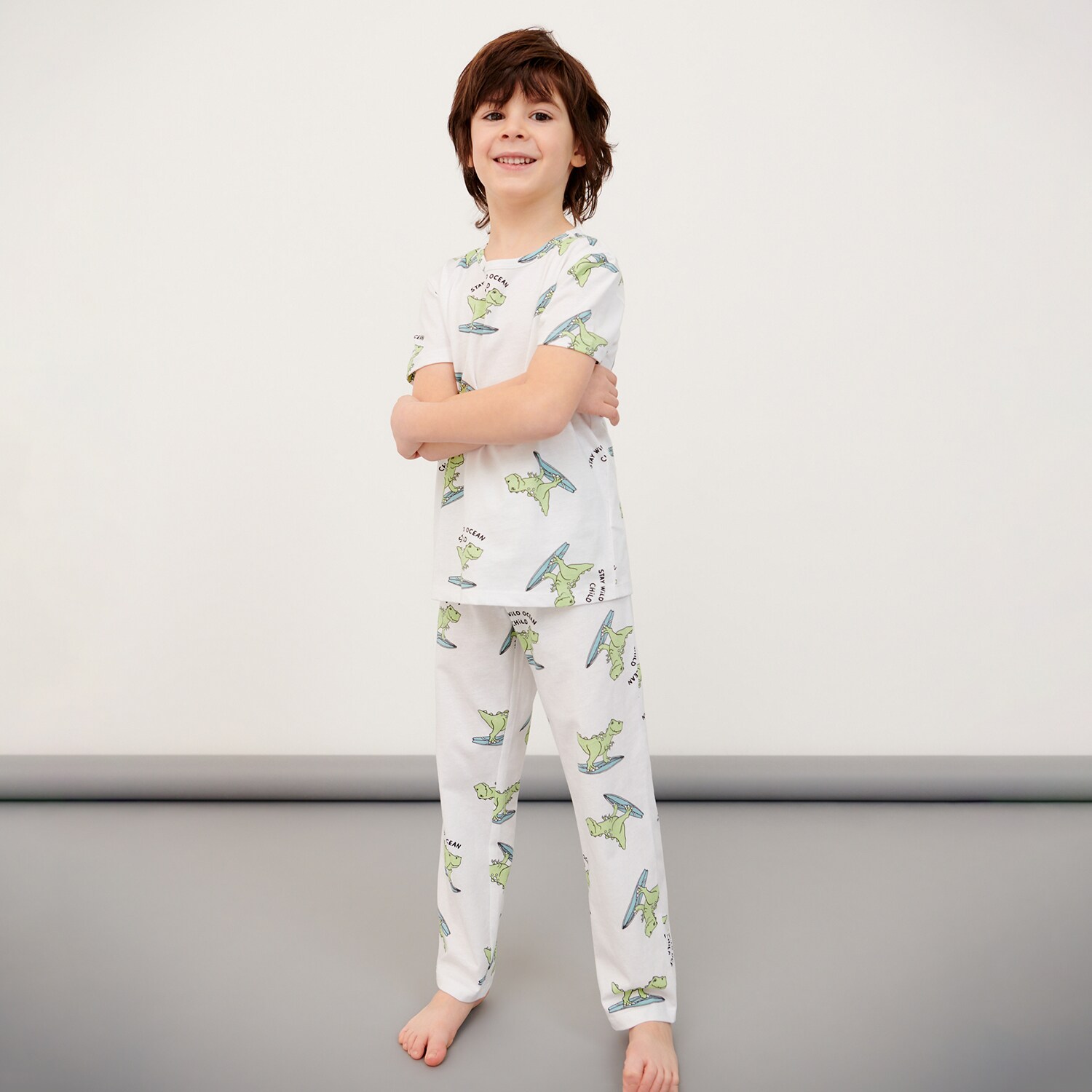 Sinsay – Set de 2 pijamale – Alb Alb imagine noua