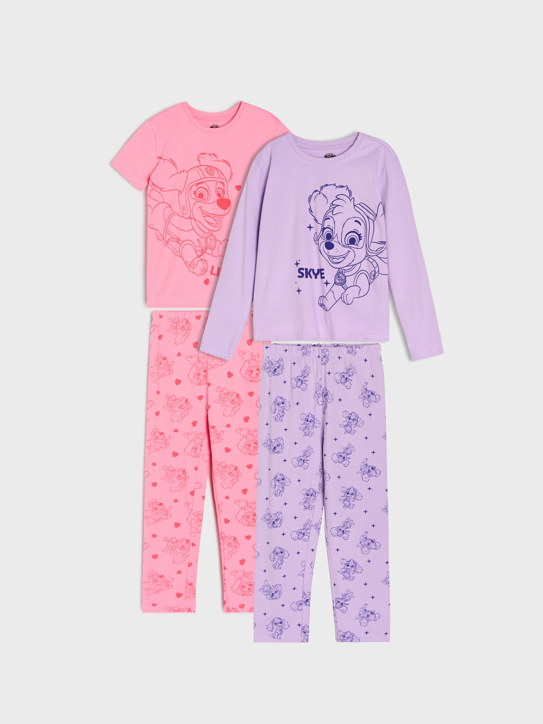 Sinsay - Piżamy 2 pack PAW Patrol - różowy