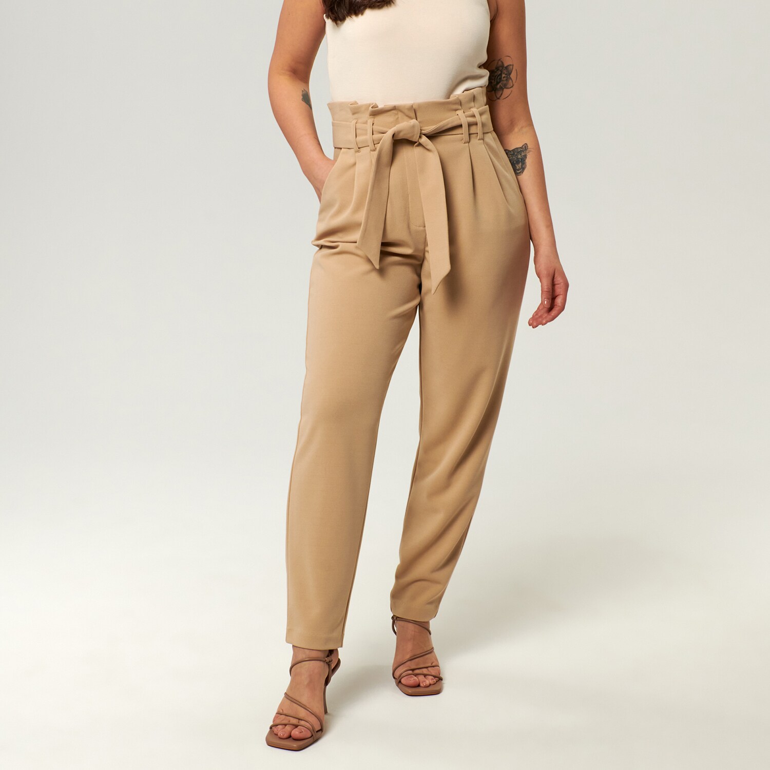 Sinsay – Pantaloni eleganți – Bej All imagine noua