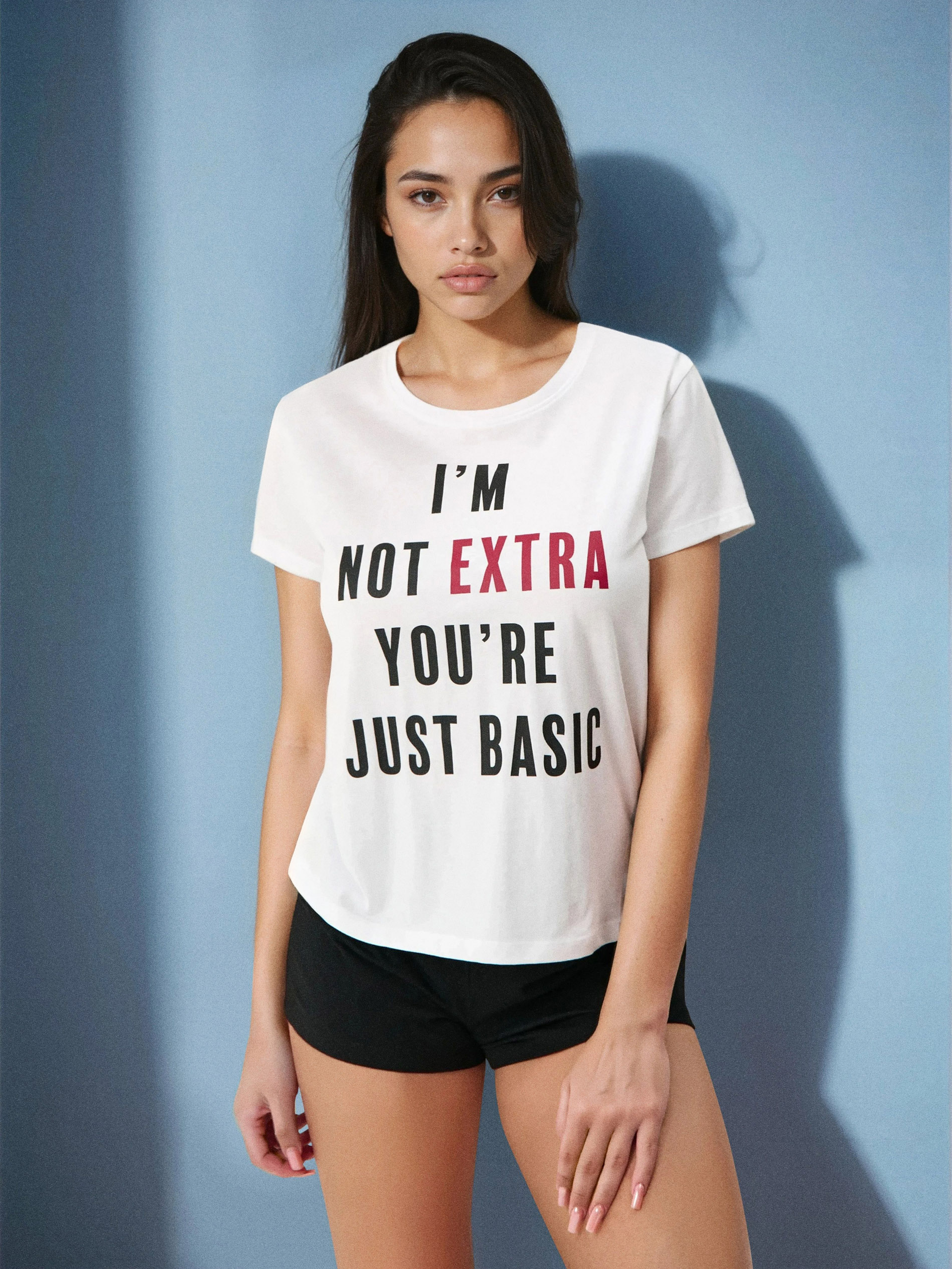 Sinsay - Bawełniana piżama dwuczęściowa z napisem - biały