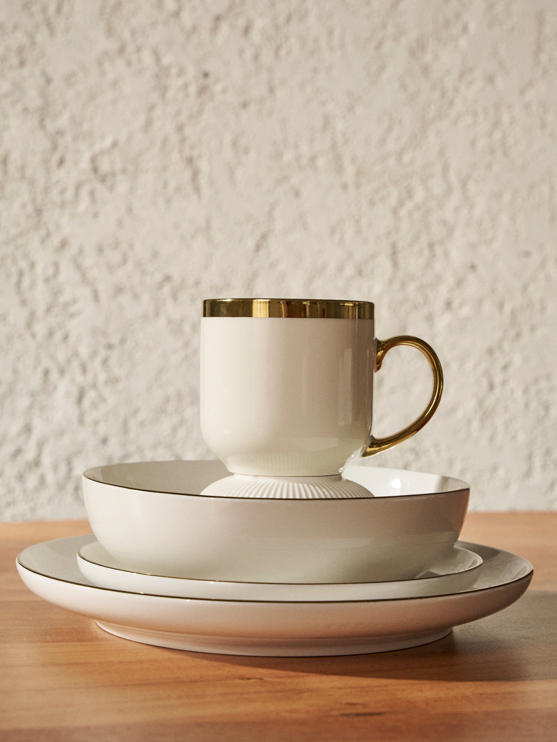 Sinsay - Κούπα με χρυσό χερούλι - λευκο φωτογραφία