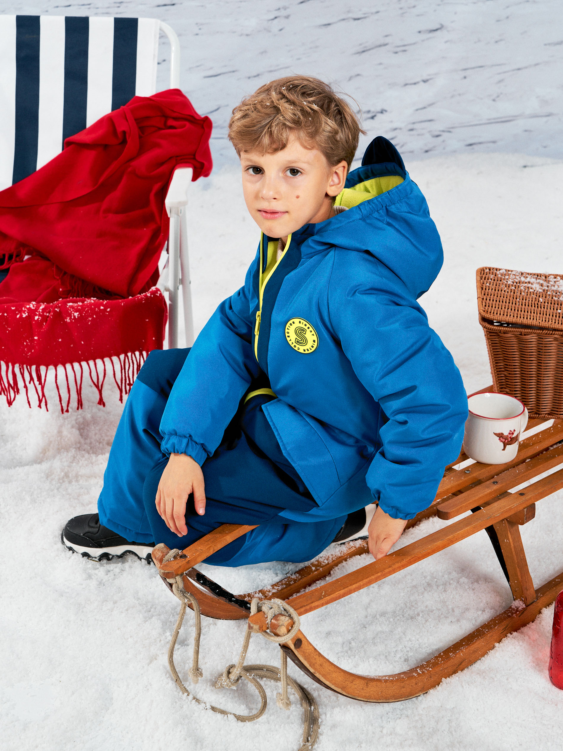 Sinsay - Ολόσωμη φόρμα με κουκούλα - υακινθος φωτογραφία