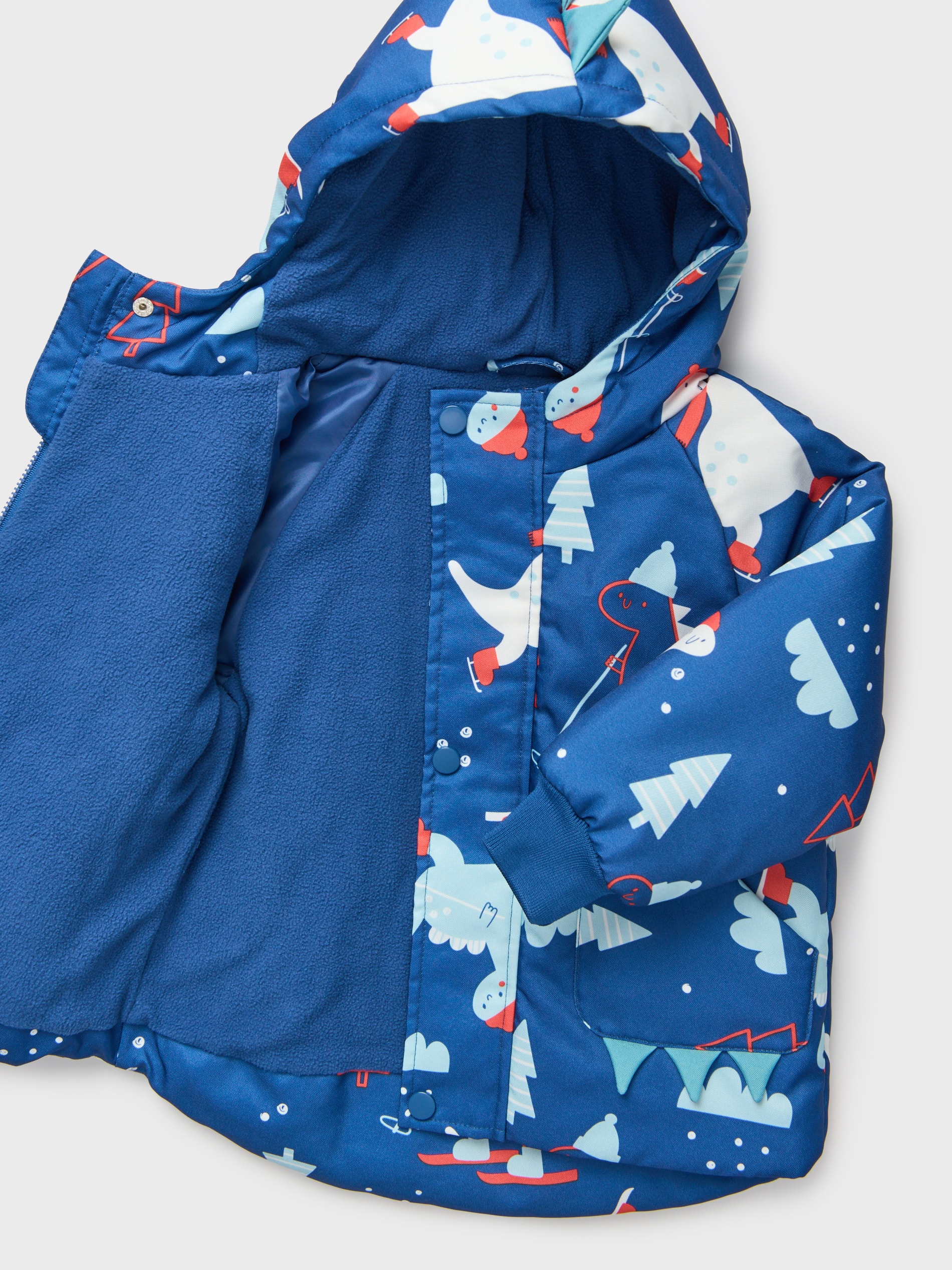 Sinsay - Χειμερινό μπουφάν με κουκούλα - πολυχρωμο φωτογραφία