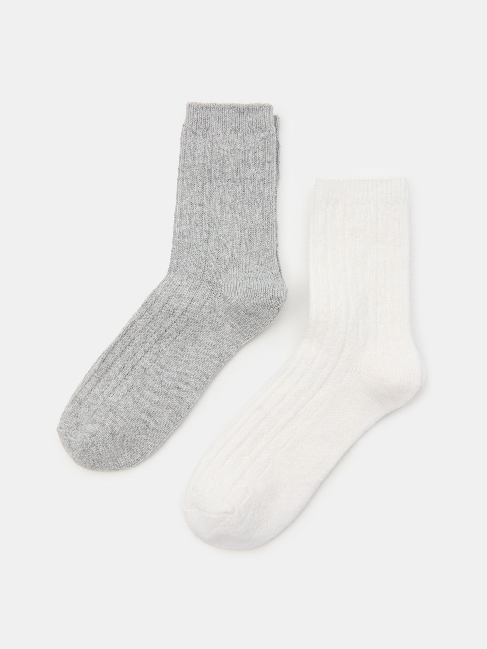 Sinsay - Skarpetki z domieszką wełny 2 pack - szary