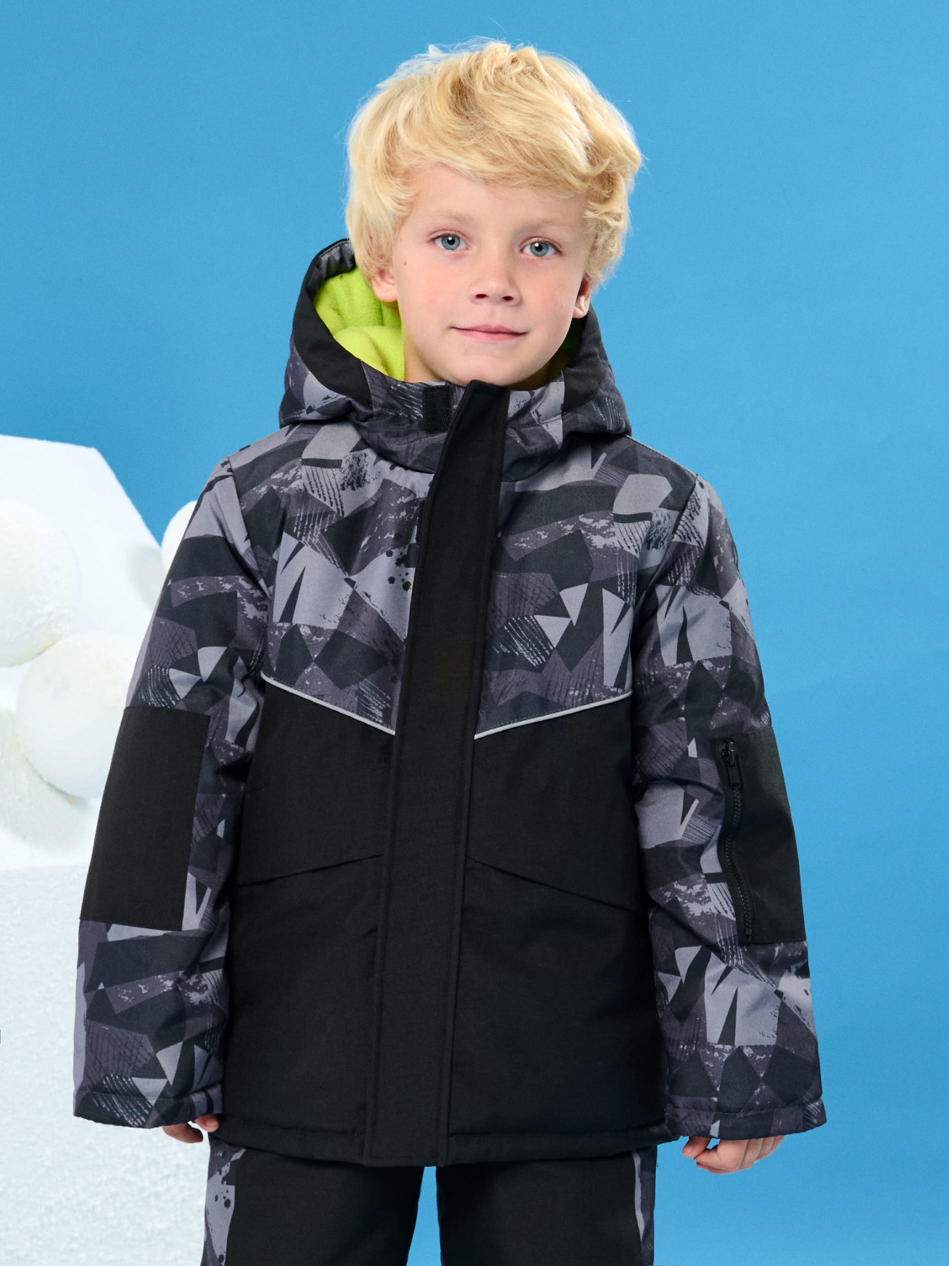 Sinsay - Kurtka narciarska - wielobarwny