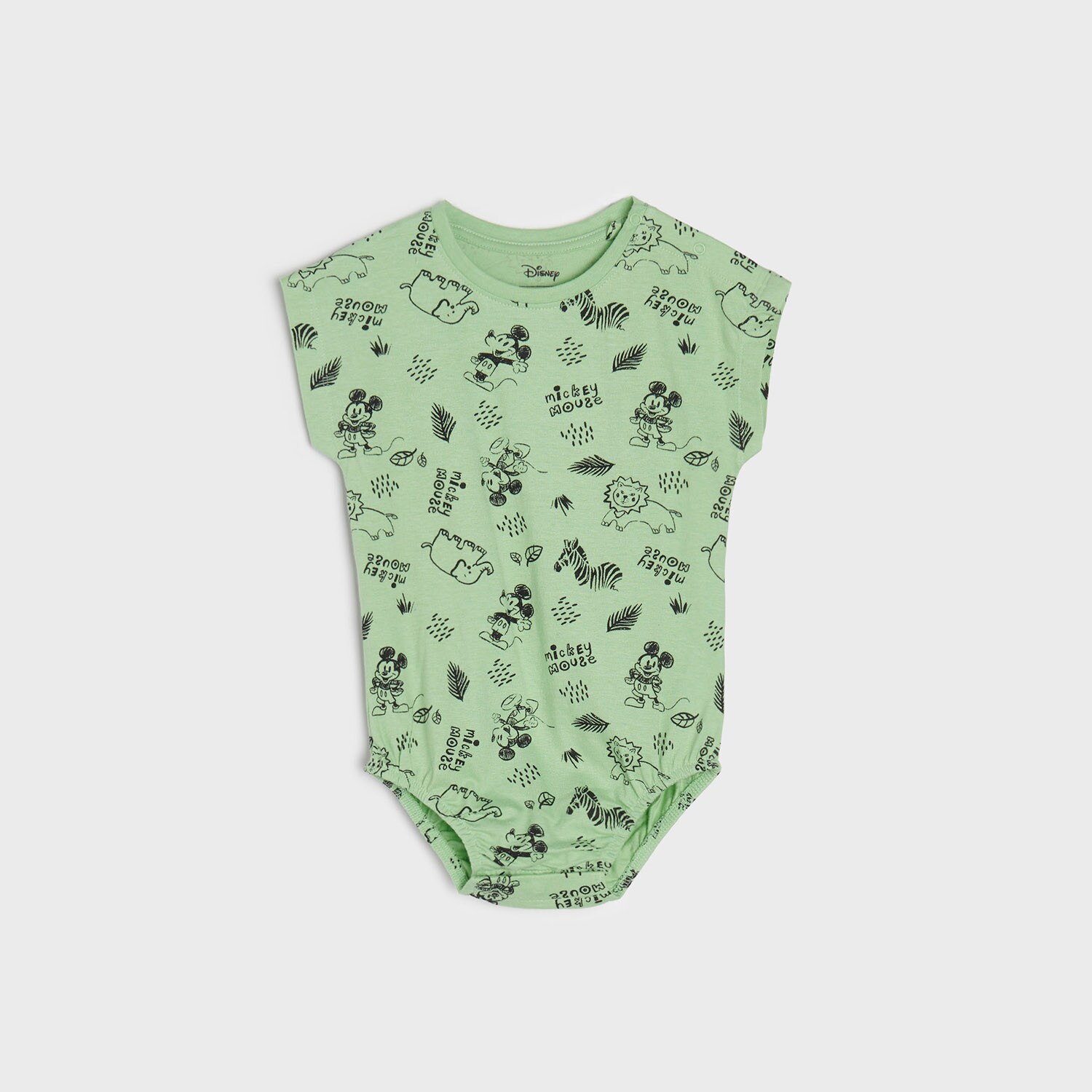 Sinsay – Body Mickey Mouse – Verde Baby imagine noua