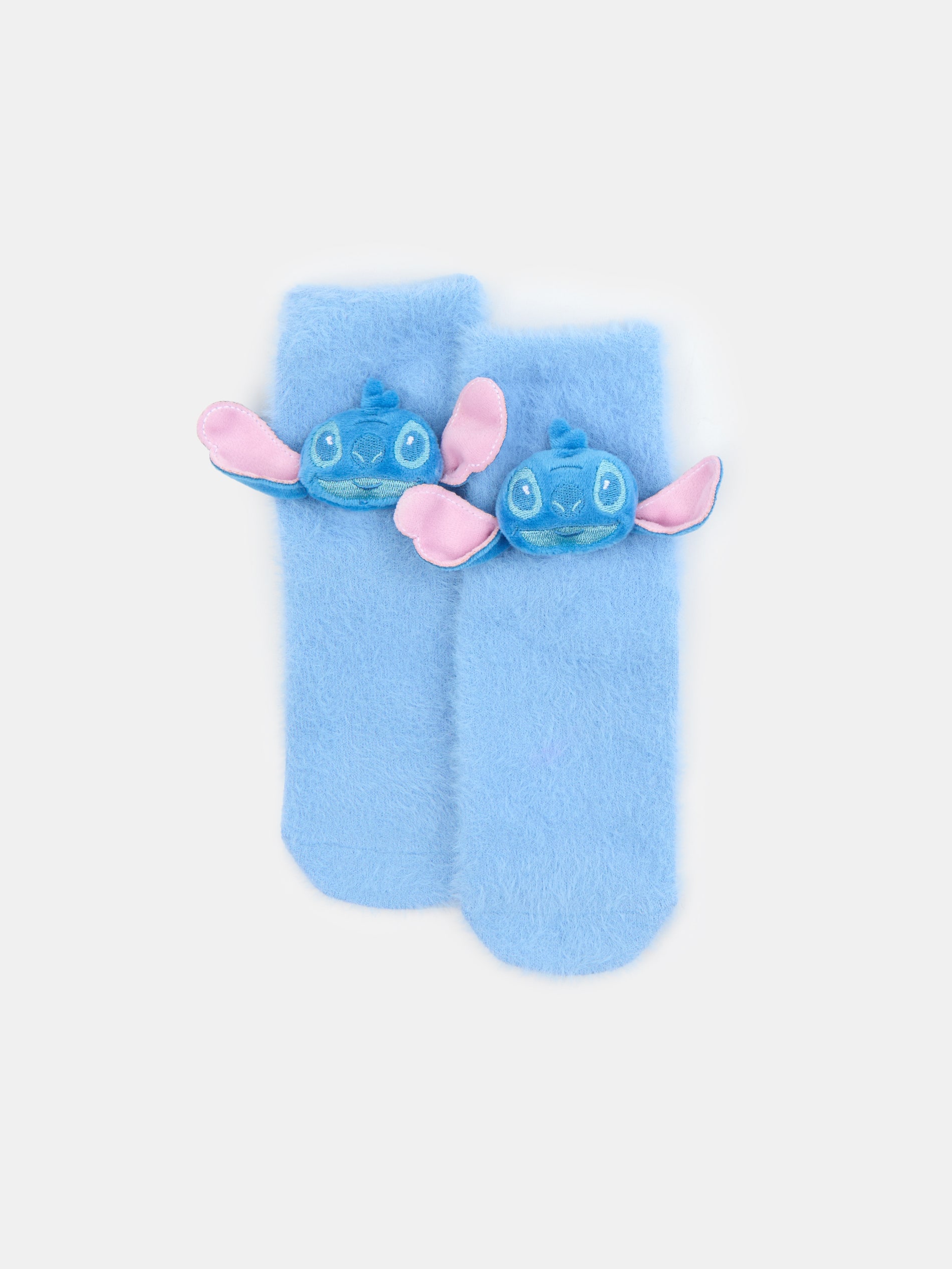 Sinsay - Puszyste skarpety z aplikacją 3D Stitch - wielobarwny