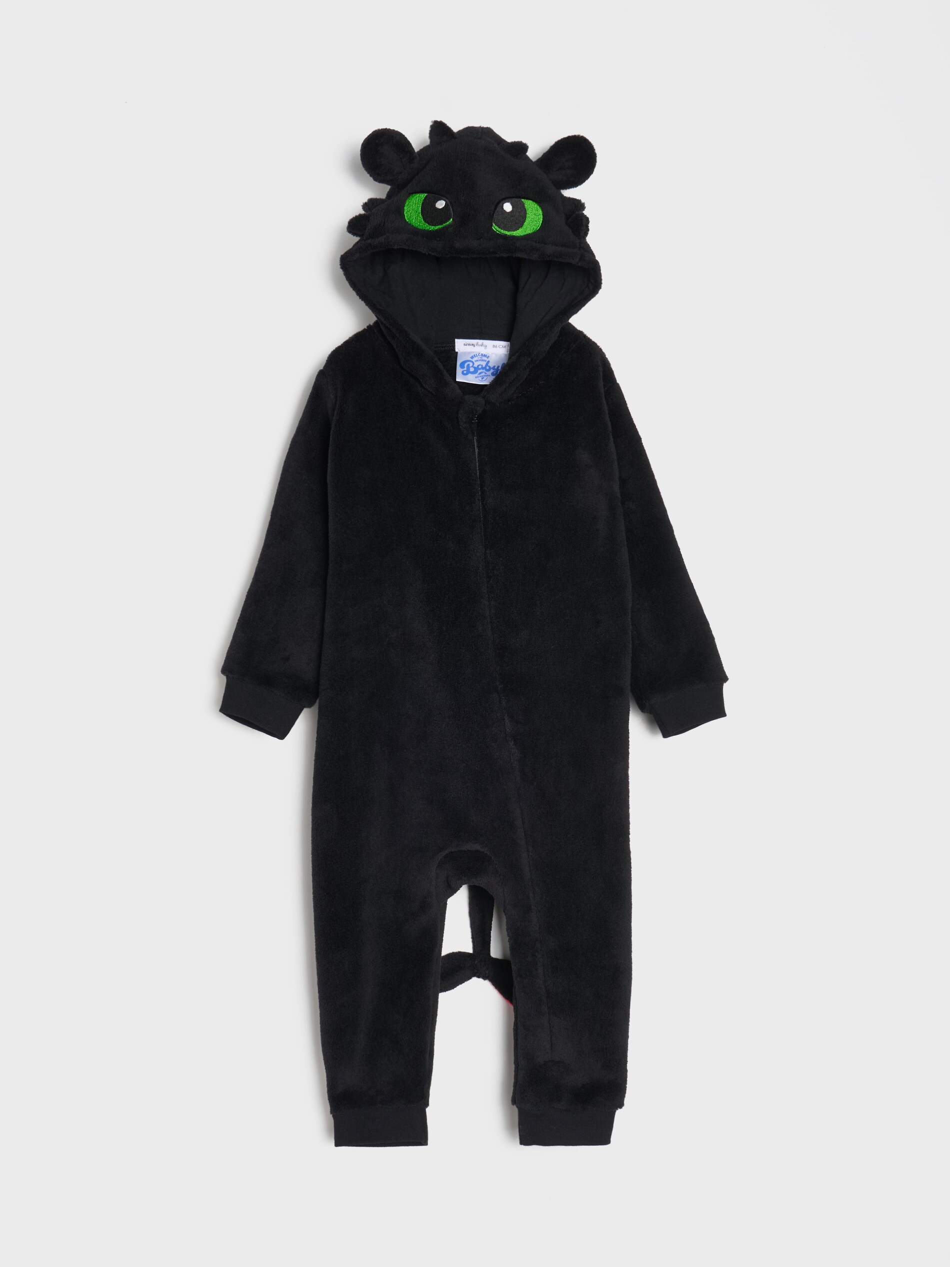 Sinsay - Φορμάκι με κουκούλα How to Train Your Dragon - μαυρο φωτογραφία