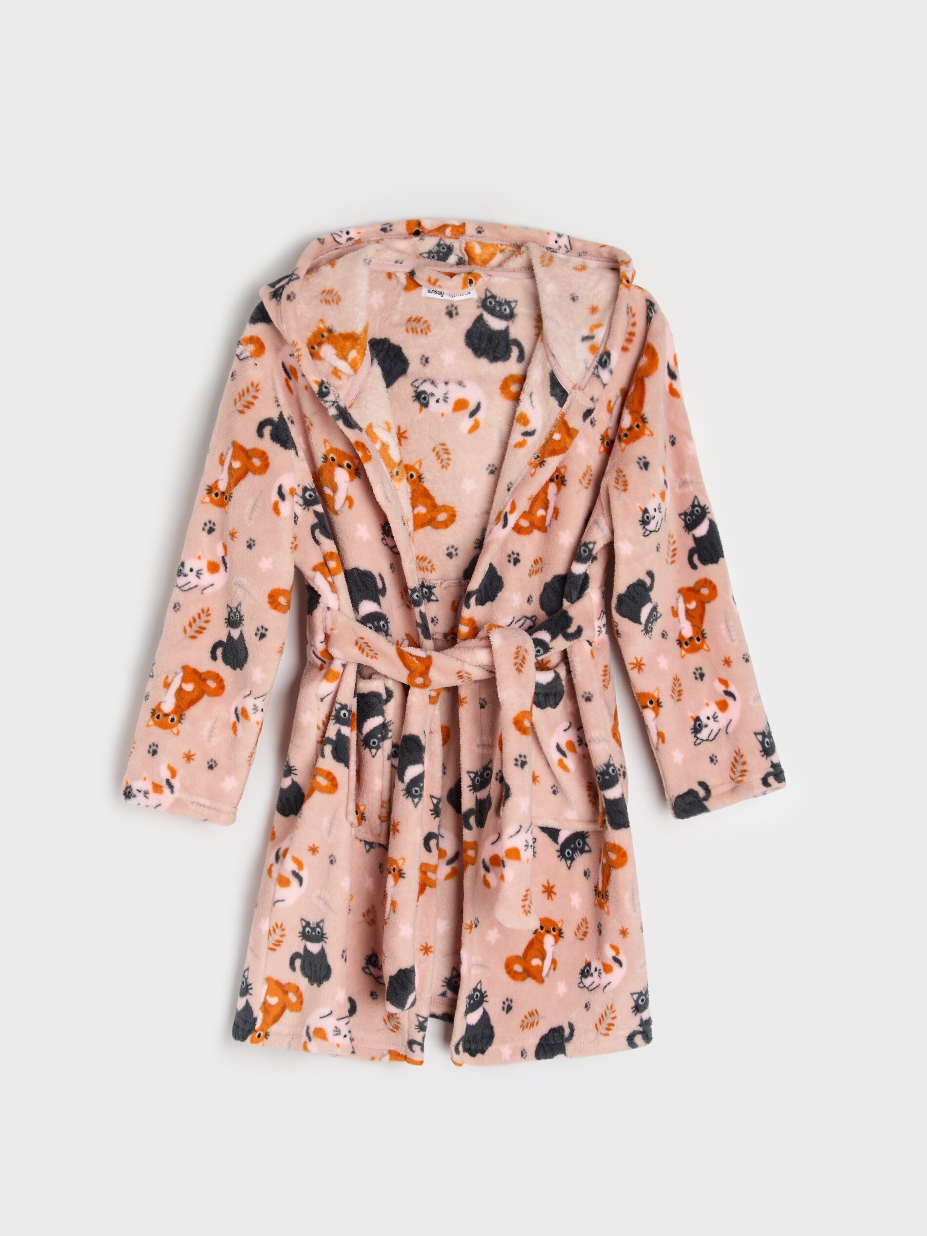 Sinsay - Ρόμπα με κουκούλα - μπεζ φωτογραφία