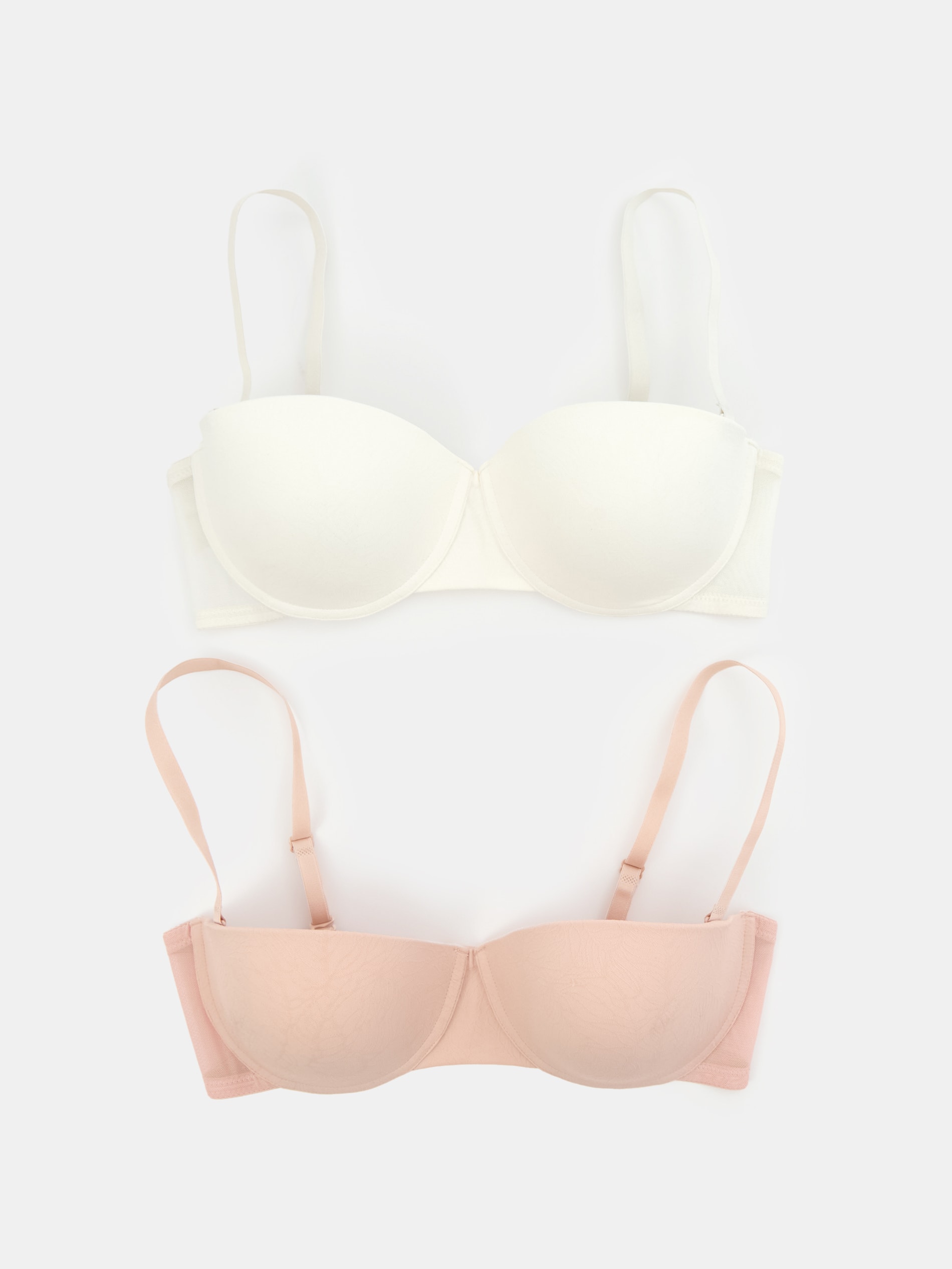 Sinsay - Biustonosze balkonetki 2 pack - wielobarwny