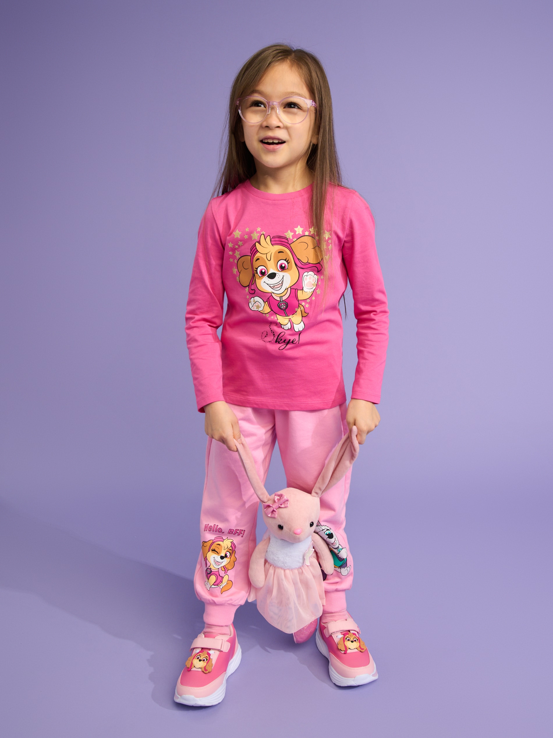 Sinsay - Koszulka 2 pack Psi Patrol - różowy