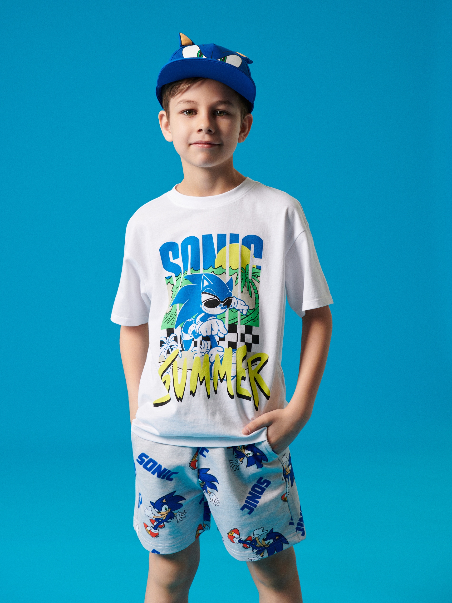 Sinsay - Szorty 2 pack Sonic The Hedgehog - wielobarwny