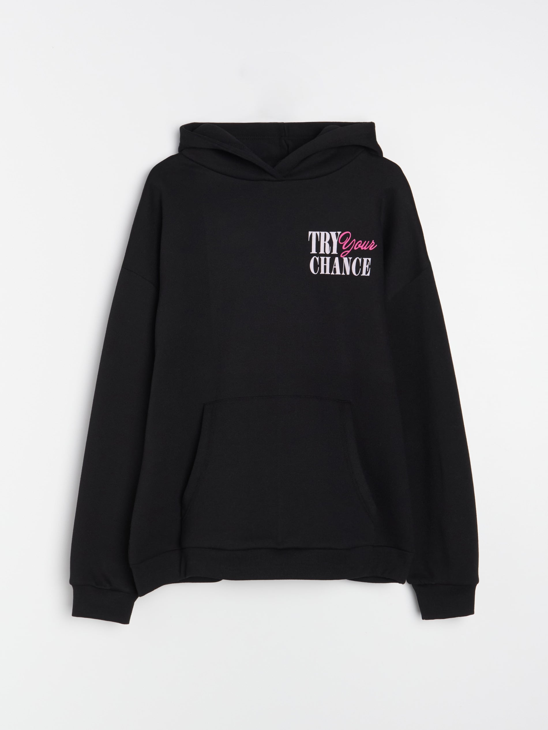 Sinsay - Φούτερ με εκτύπωση - μαυρο φωτογραφία