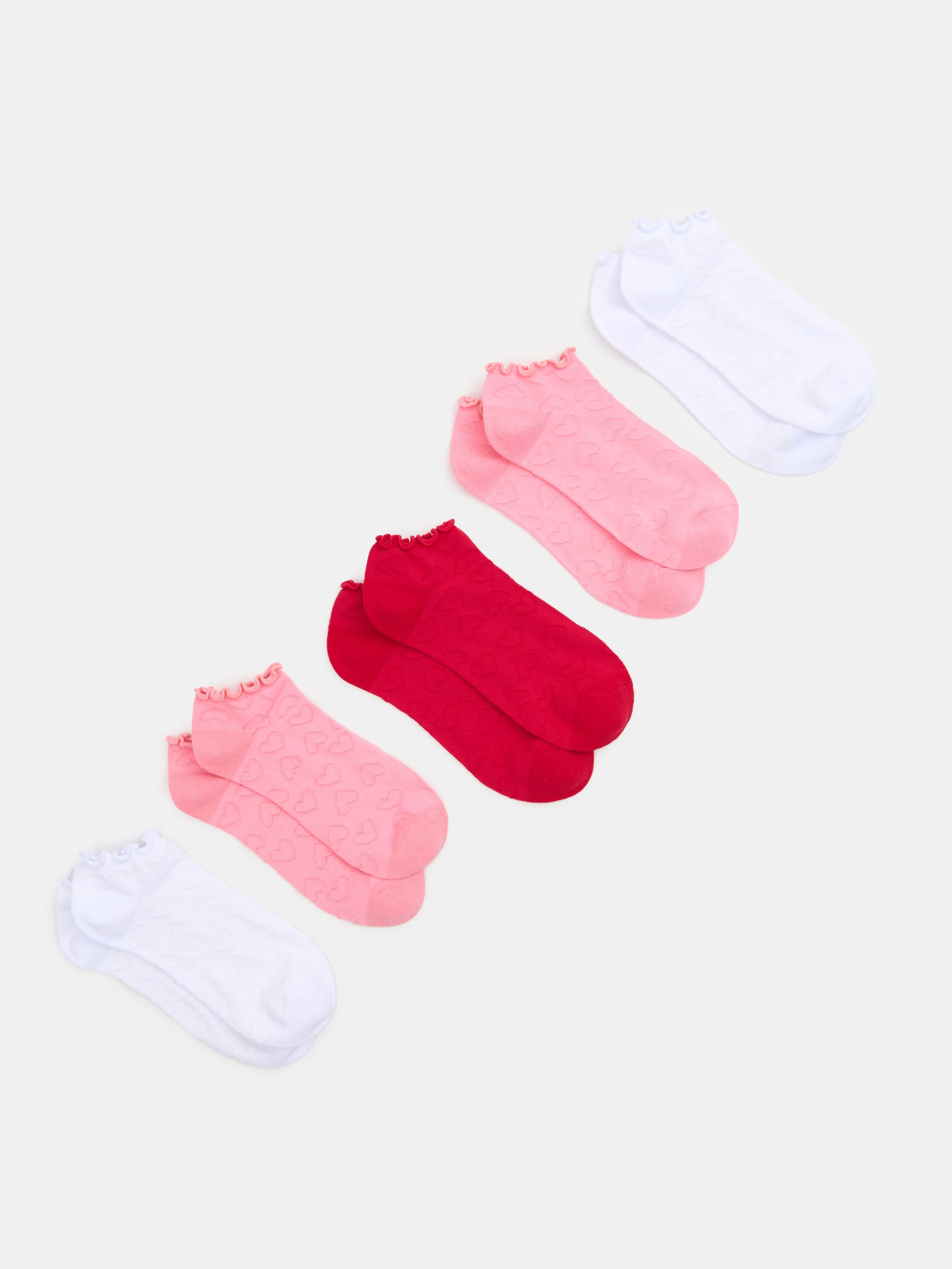 Sinsay - Strukturalne stopki 5 pack - wielobarwny