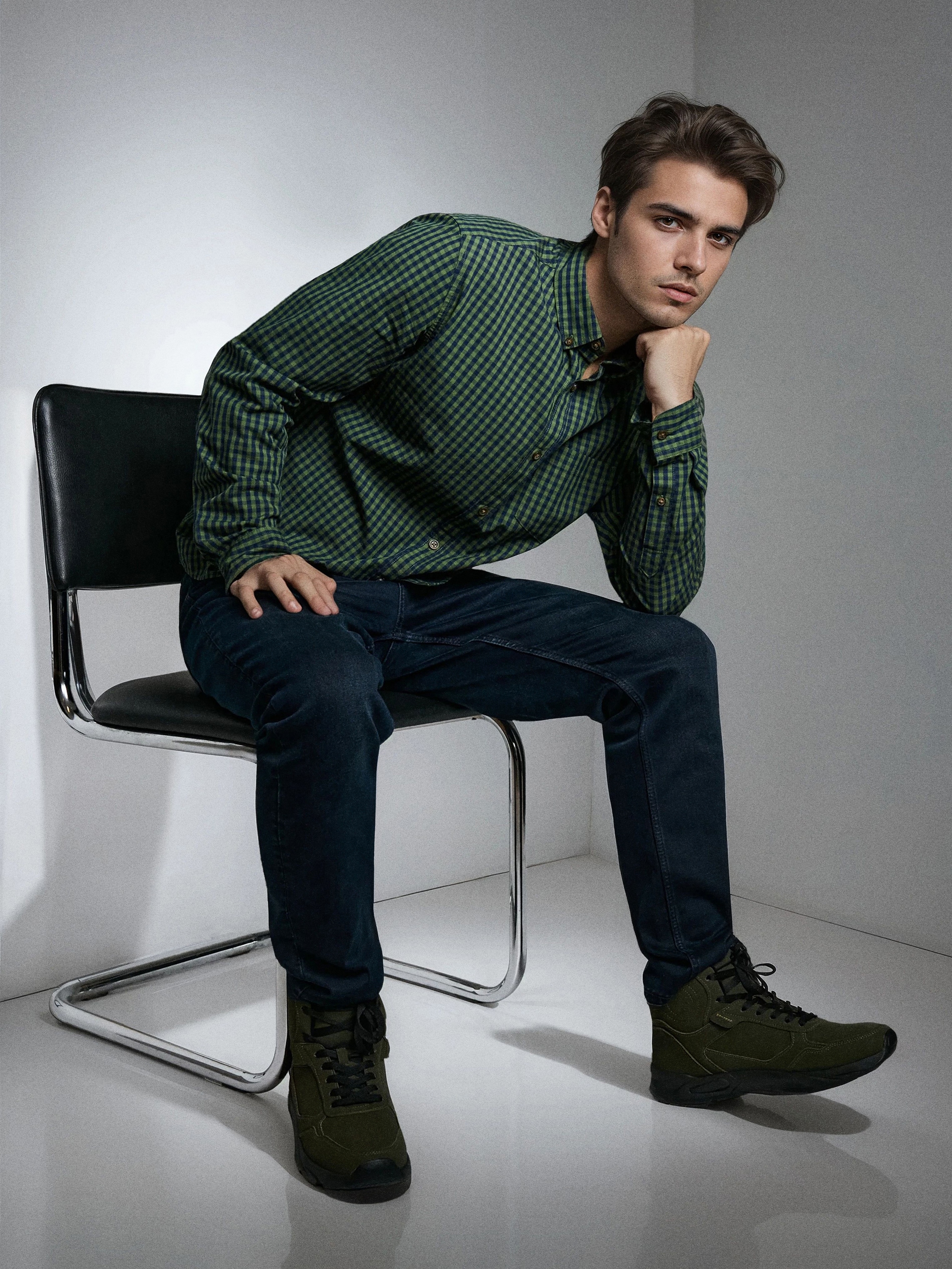 Sinsay - Τζιν Κανονική Γραμμή - steel blue φωτογραφία