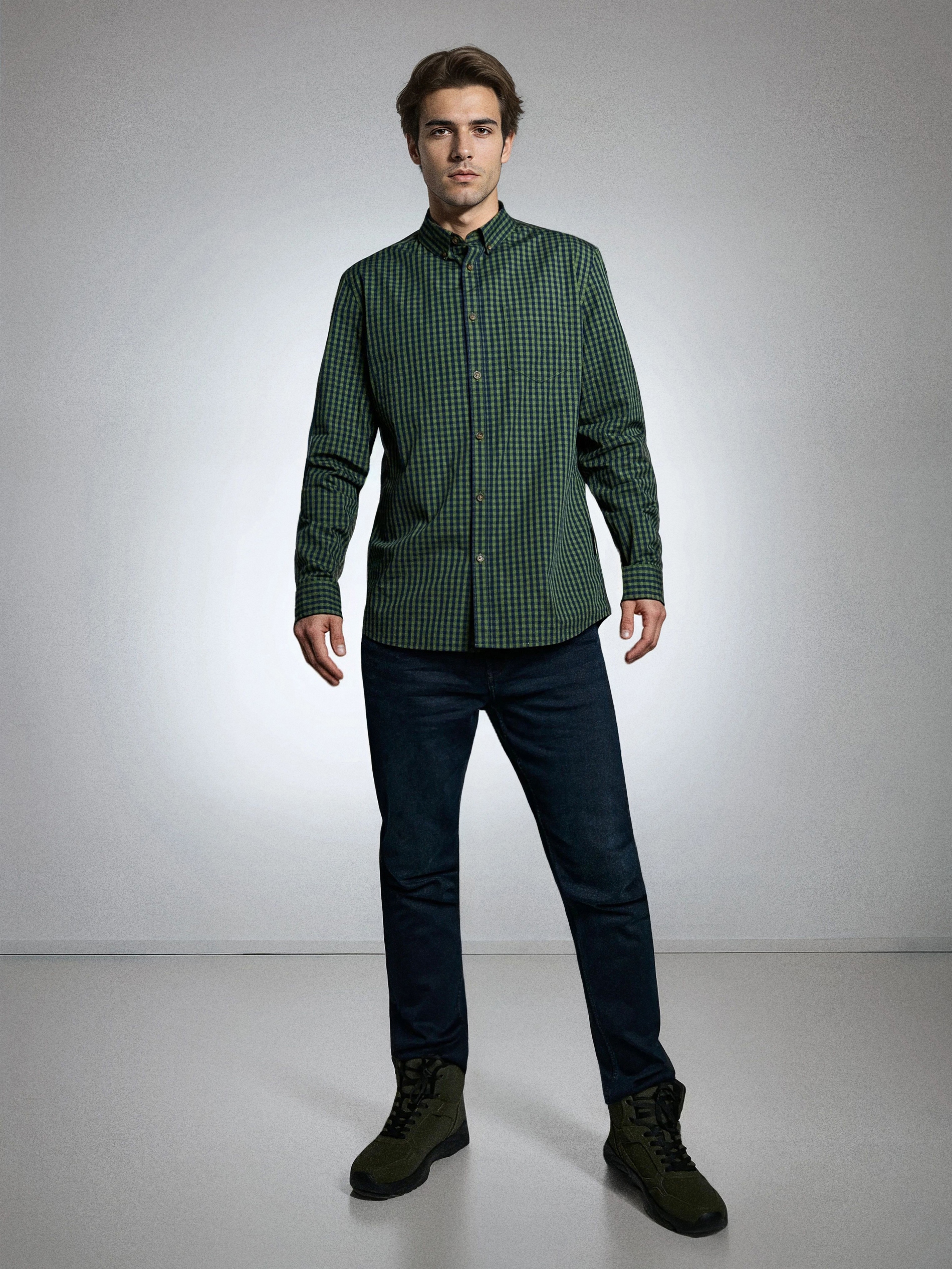 Sinsay - Τζιν Κανονική Γραμμή - steel blue φωτογραφία