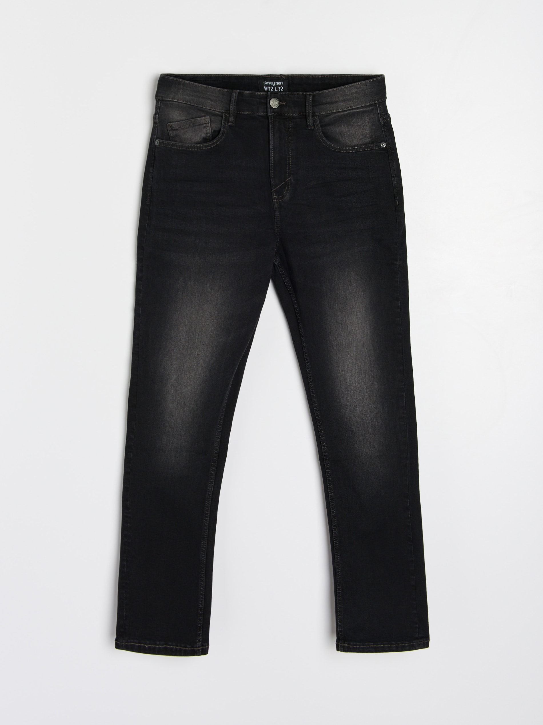 Sinsay - Τζιν Κανονική Γραμμή - μαυρο φωτογραφία