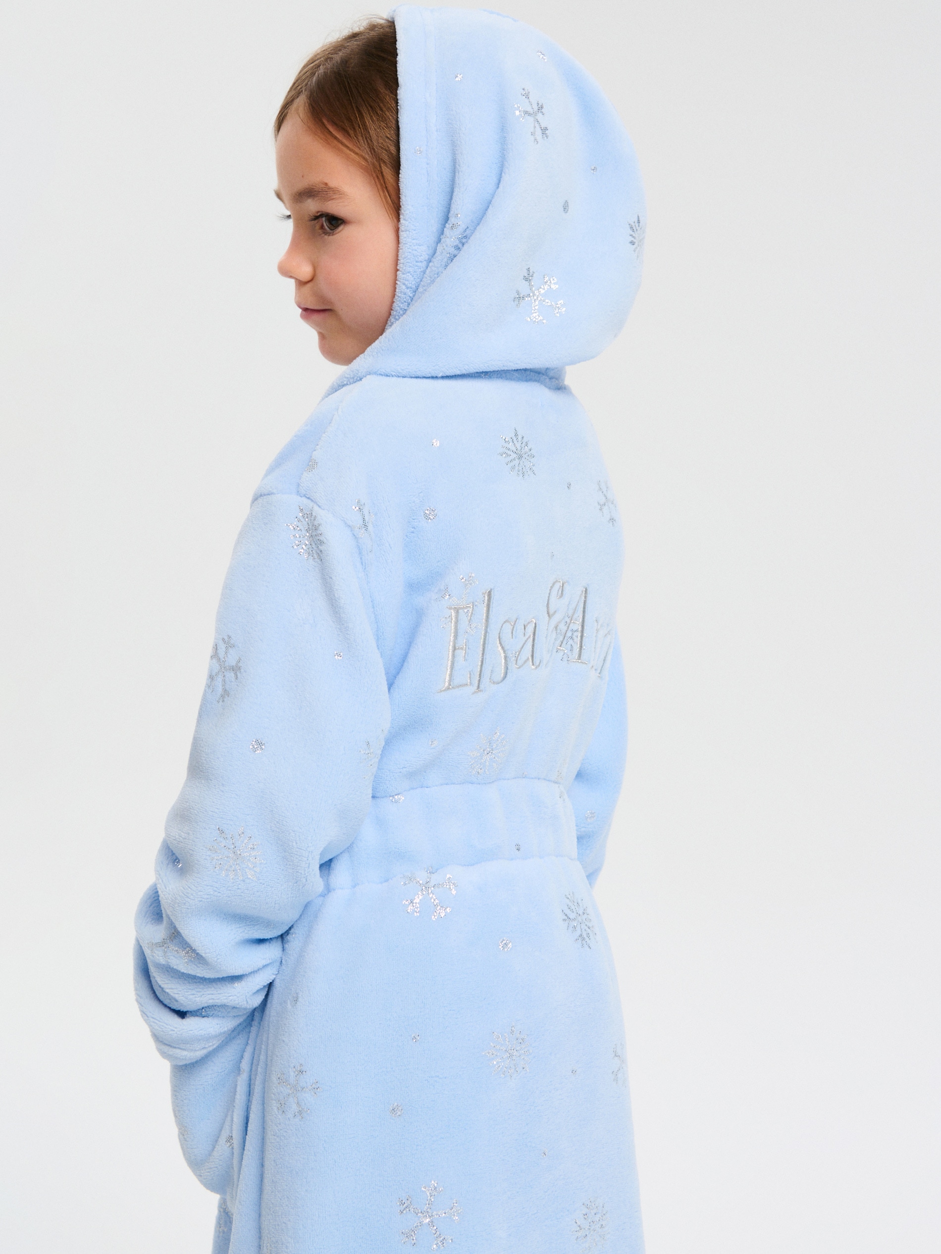 Sinsay - Μπουρνούζι με κουκούλα Frozen - μπλε παλ φωτογραφία