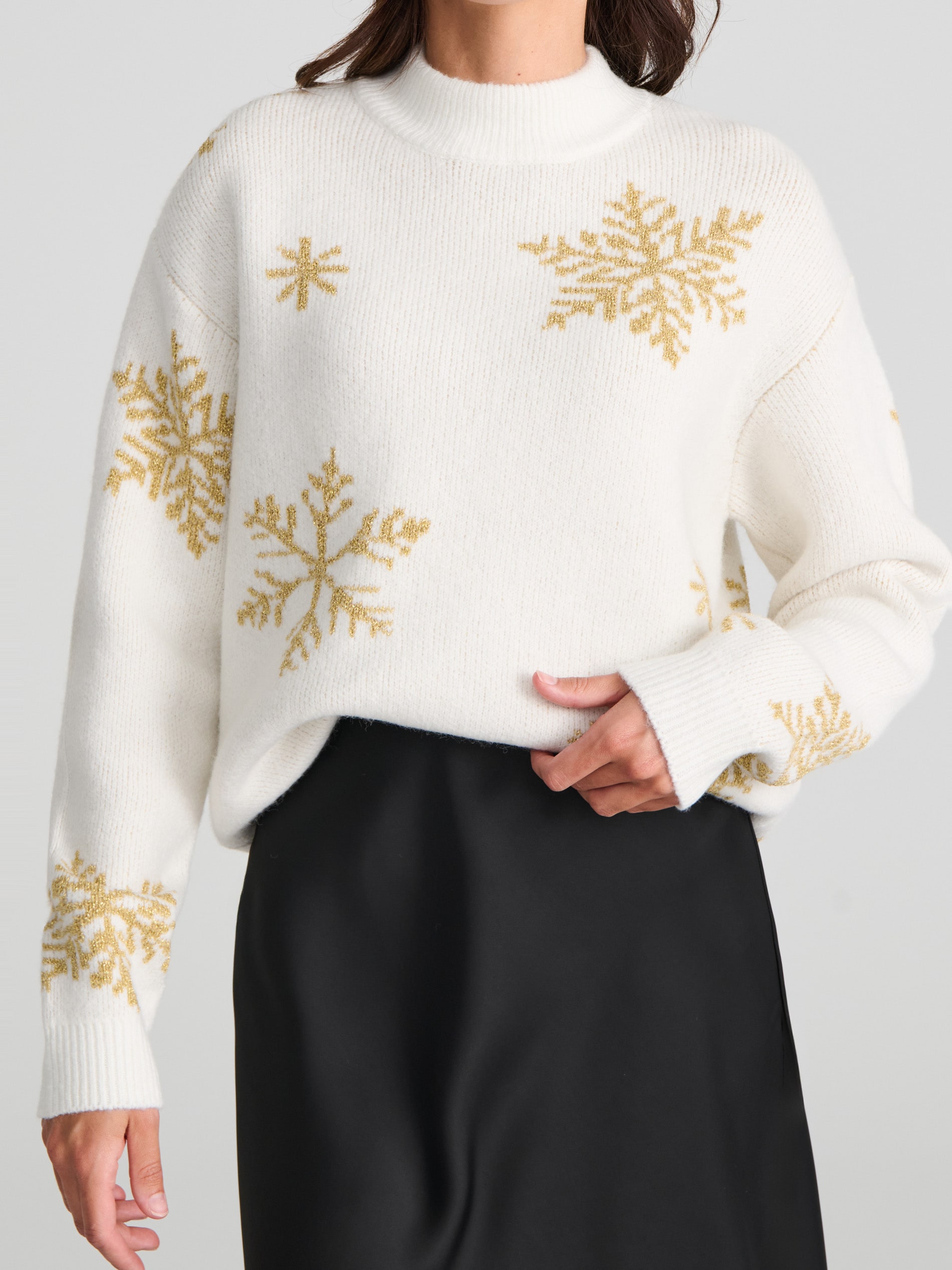 Sinsay - Πουλόβερ - κρεμ φωτογραφία