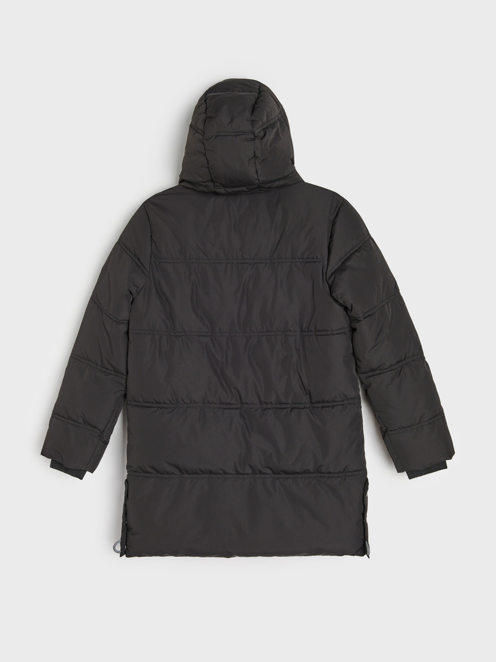 Sinsay - Καπιτονέ τζάκετ με κουκούλα - μαυρο φωτογραφία