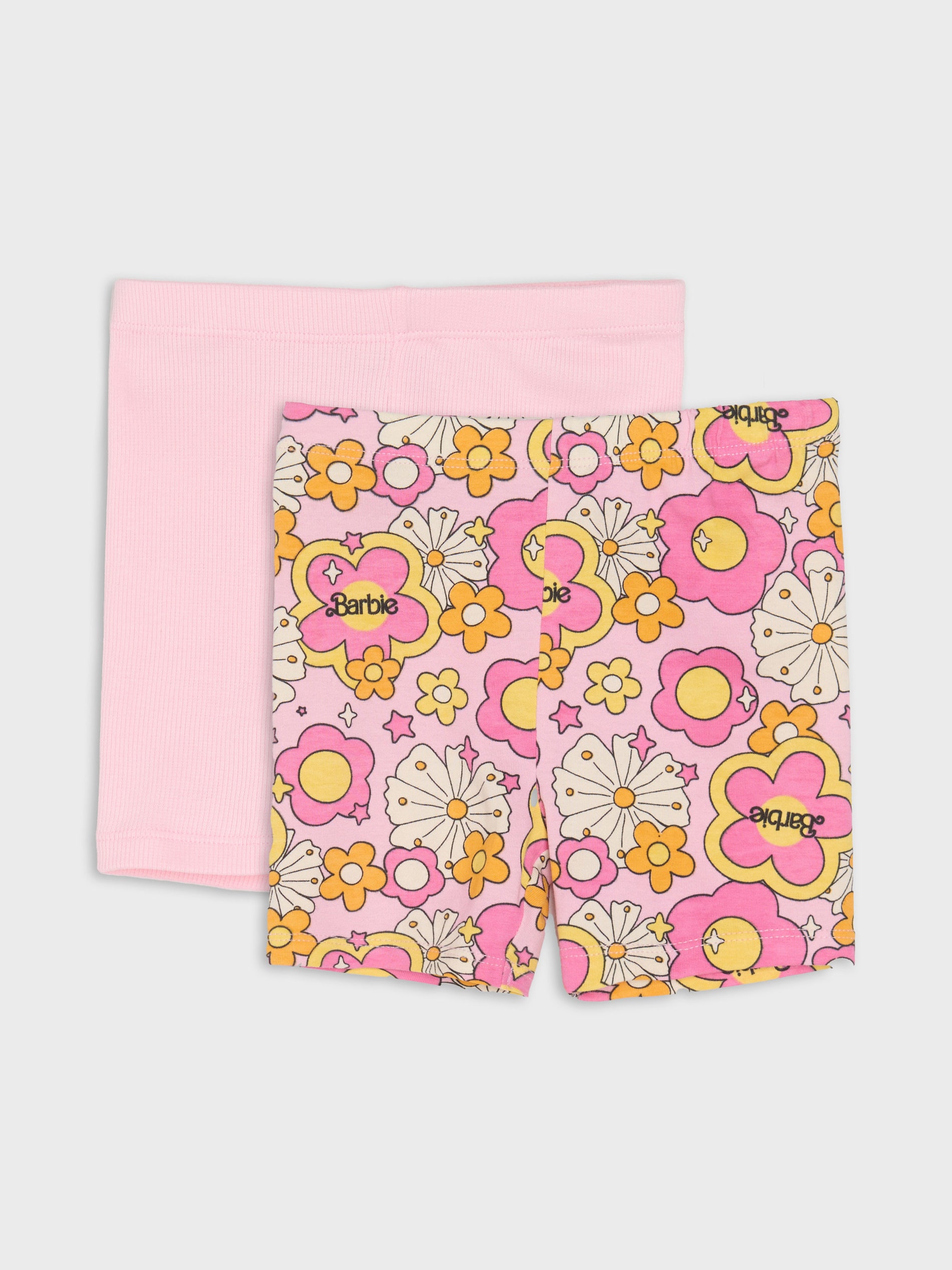 Sinsay - Krótkie legginsy 2 pack Barbie - różowy