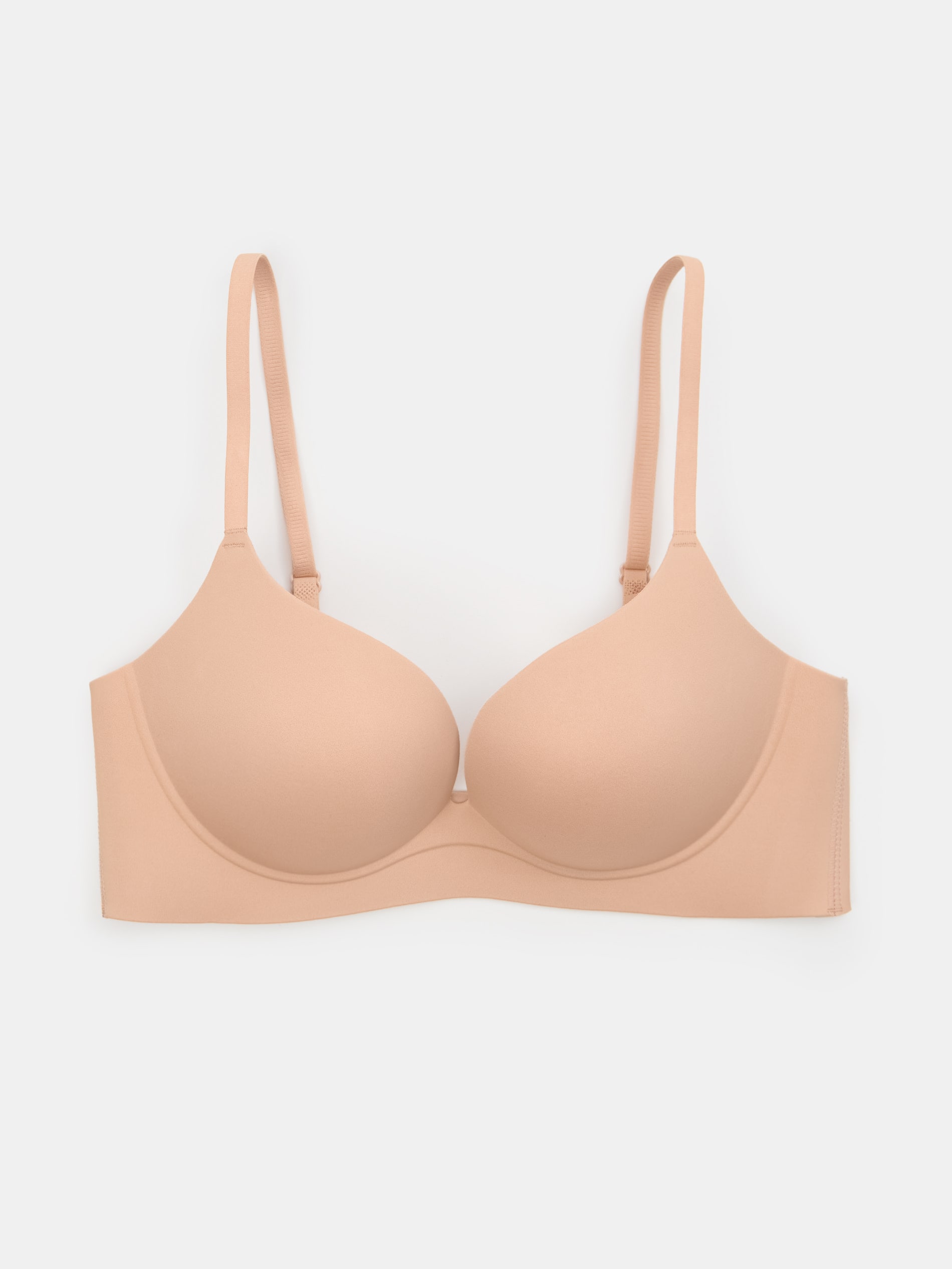 Sinsay - Biustonosz push-up bez fiszbin - kremowy