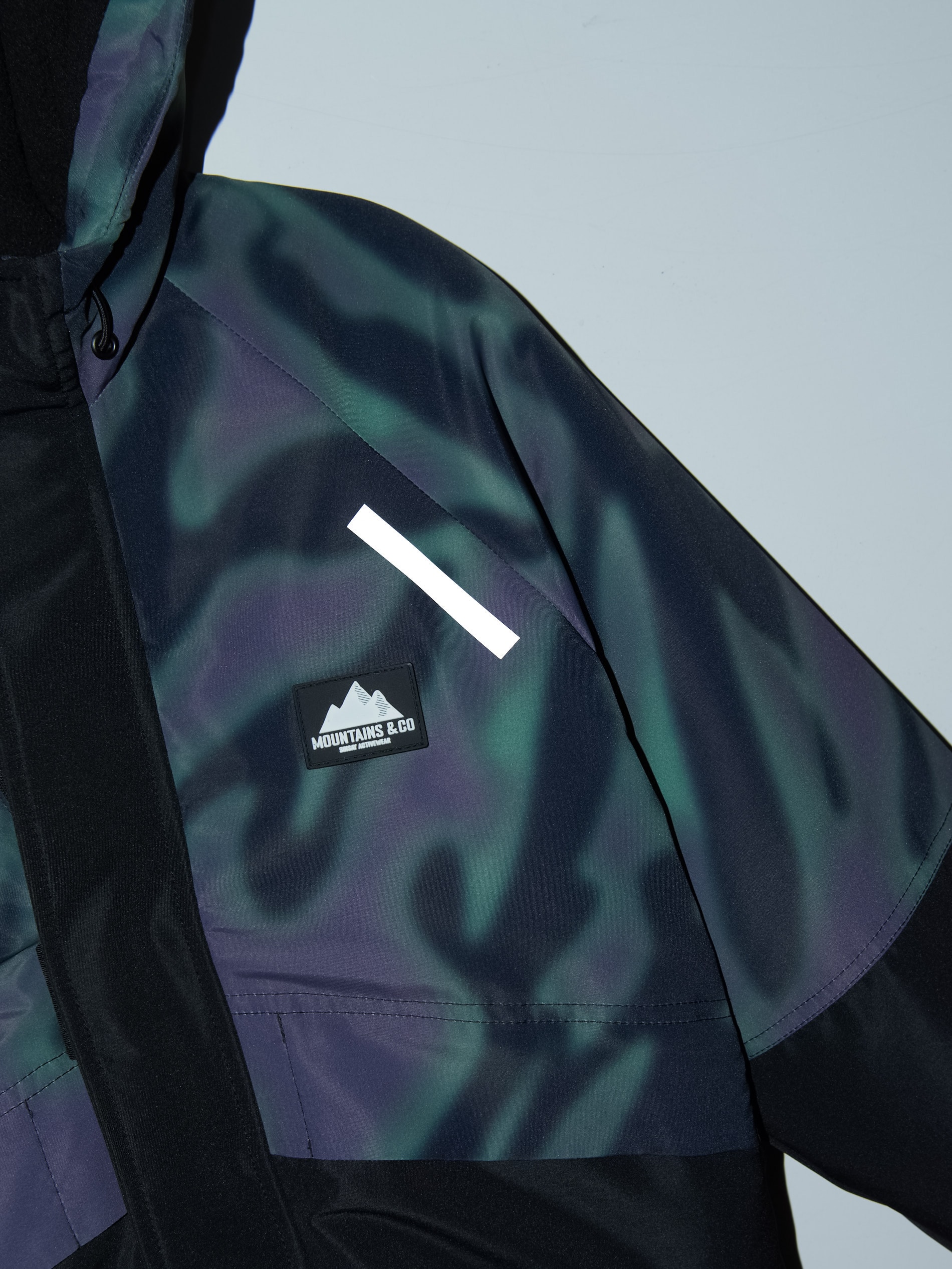 Sinsay - Μπουφάν με φερμουάρ και κουκούλα - μαυρο φωτογραφία