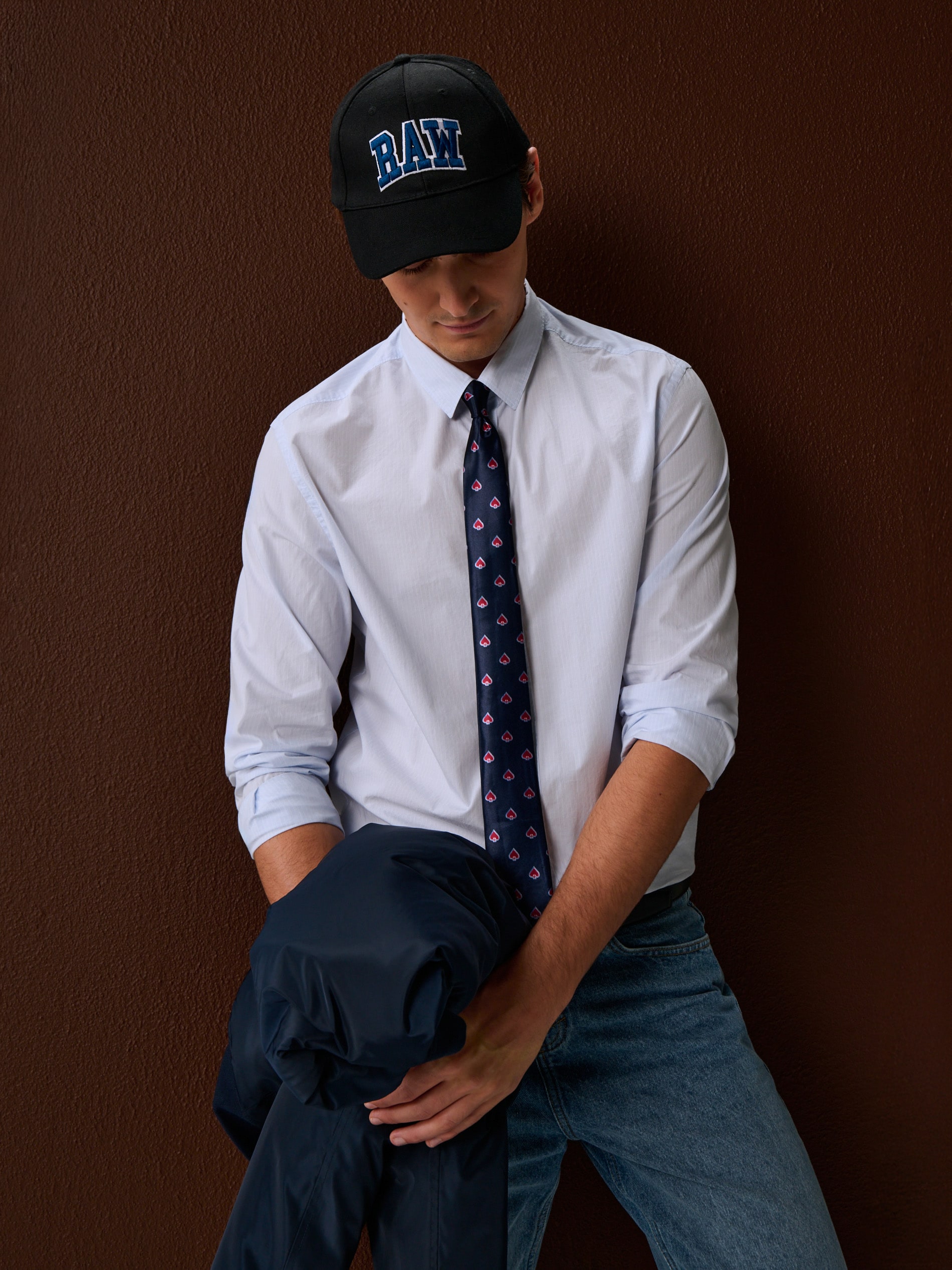 Sinsay - Bawełniana koszula w paski - błękitny